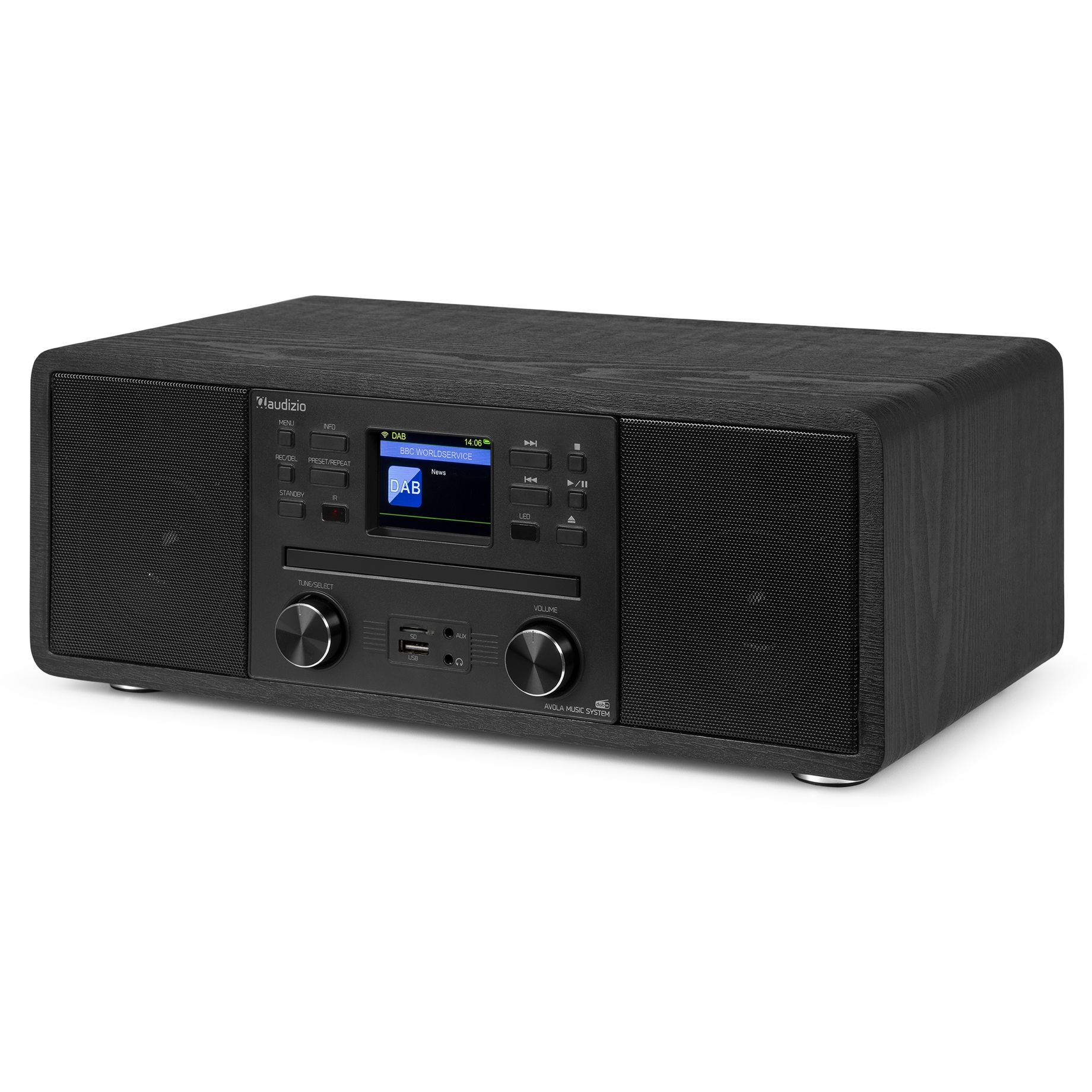 Avola Digital Music System CD/BT/DAB+/Internet Black