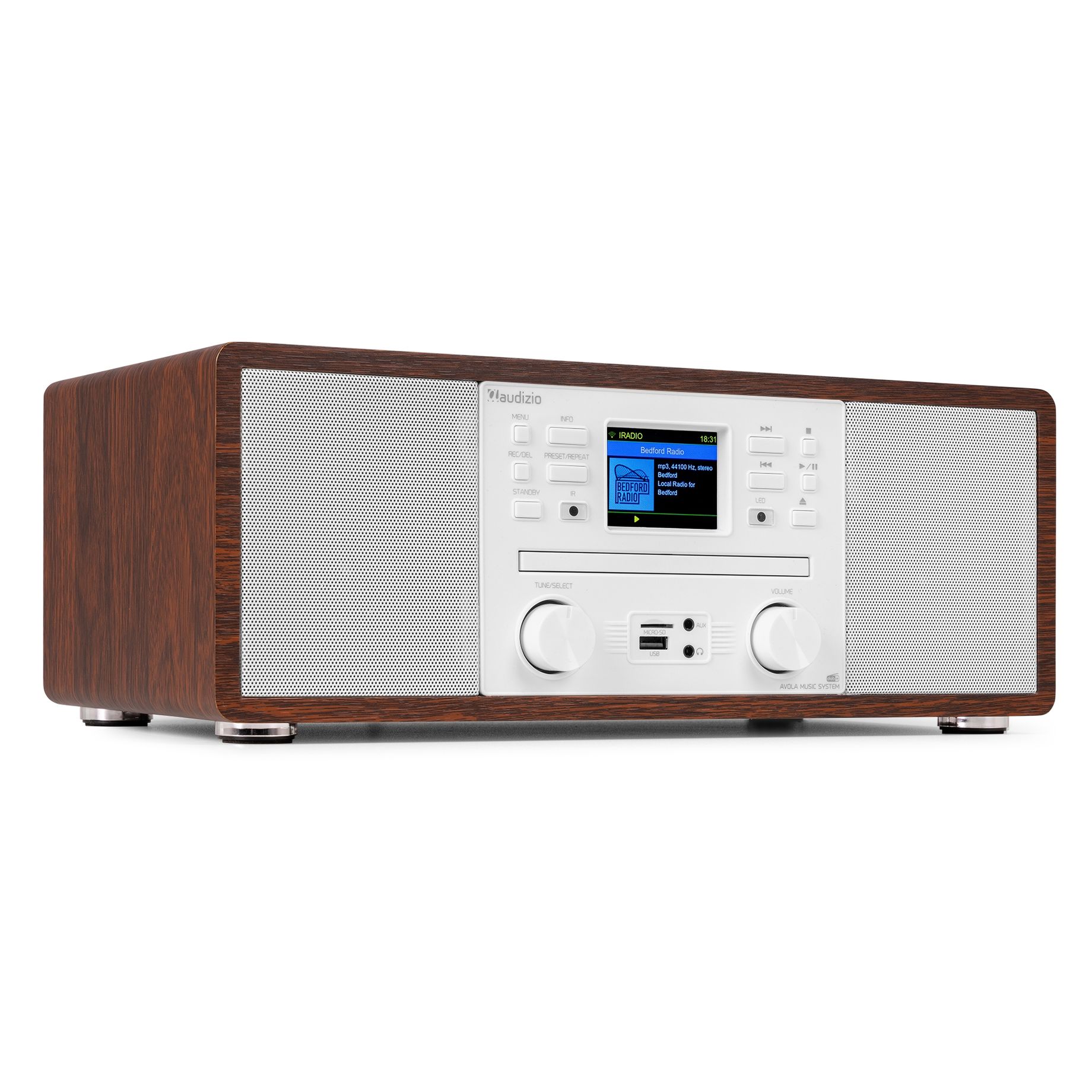 Avola Digital Music System CD/BT/DAB+/Internet White