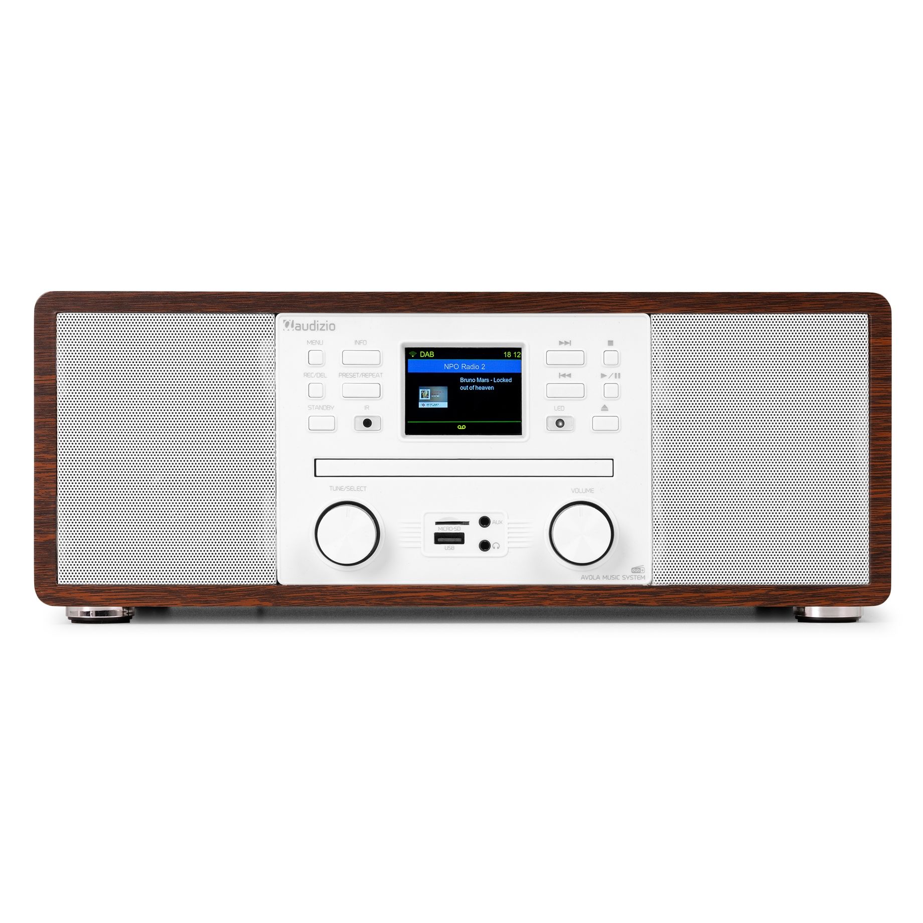 Avola Digital Music System CD/BT/DAB+/Internet White