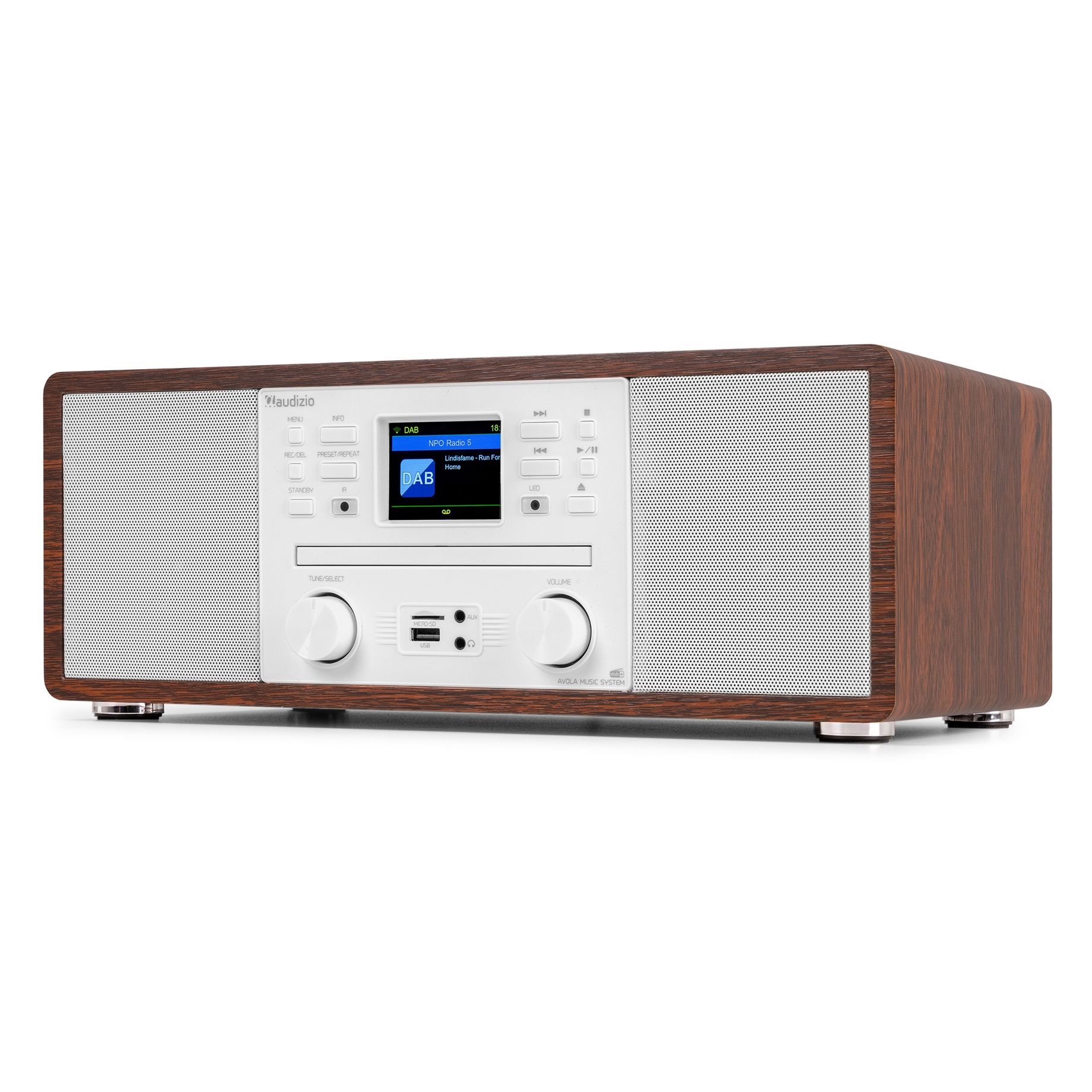 Avola Digital Music System CD/BT/DAB+/Internet White