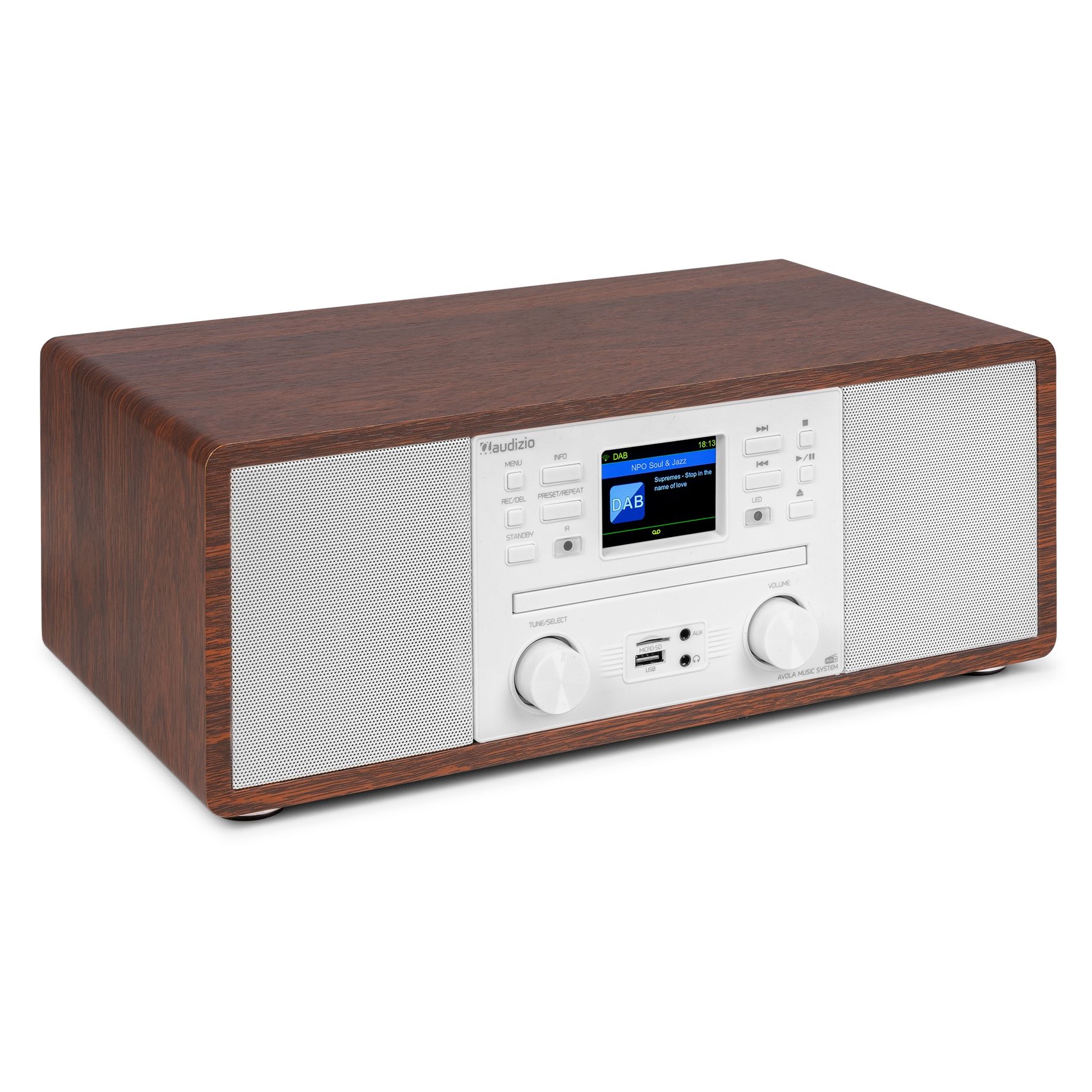 Avola Digital Music System CD/BT/DAB+/Internet White