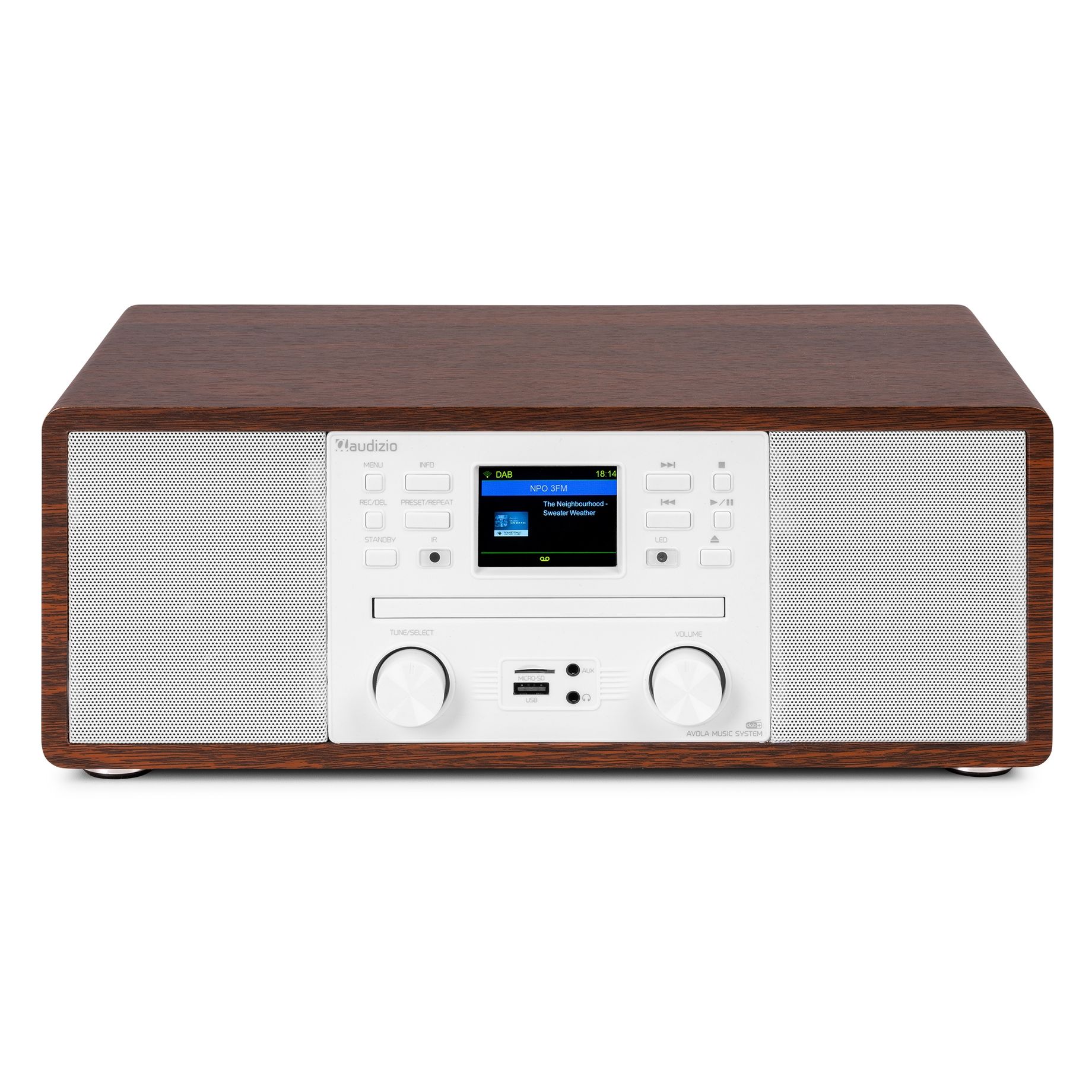 Avola Digital Music System CD/BT/DAB+/Internet White