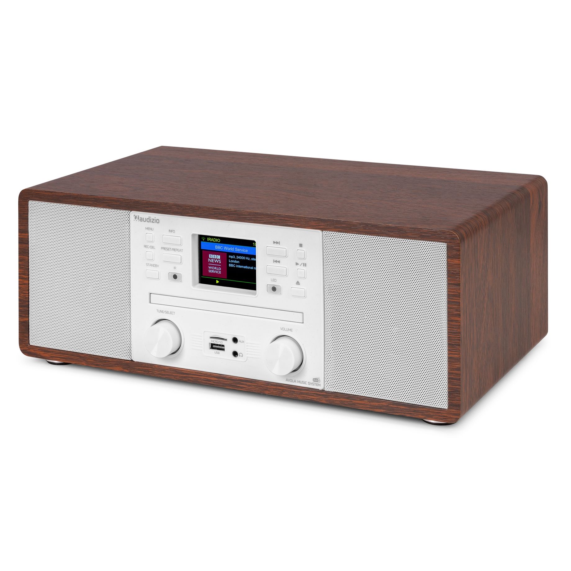 Avola Digital Music System CD/BT/DAB+/Internet White