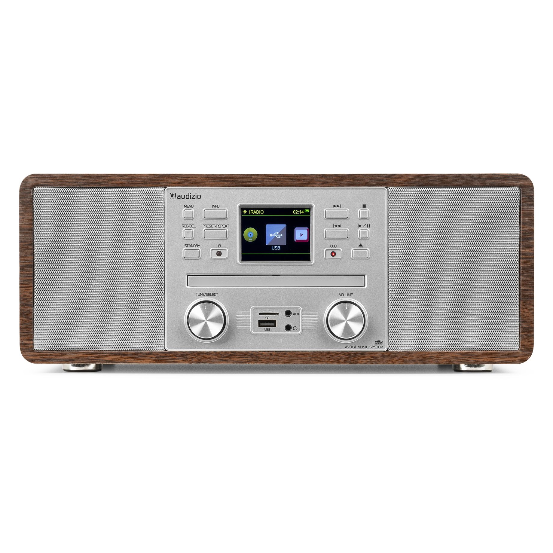 Avola Digital Music System CD/BT/DAB+/Internet Silver