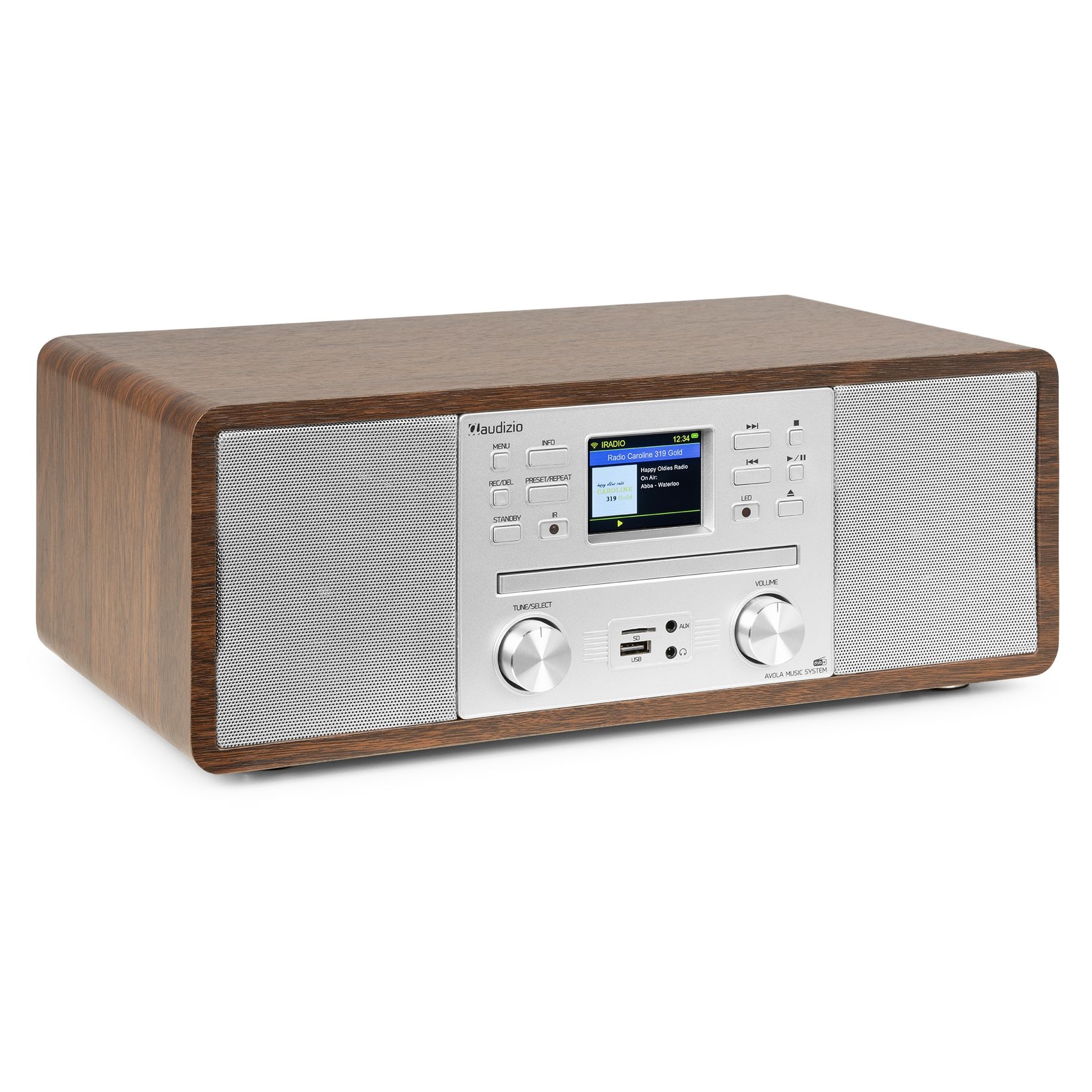 Avola Digital Music System CD/BT/DAB+/Internet Silver