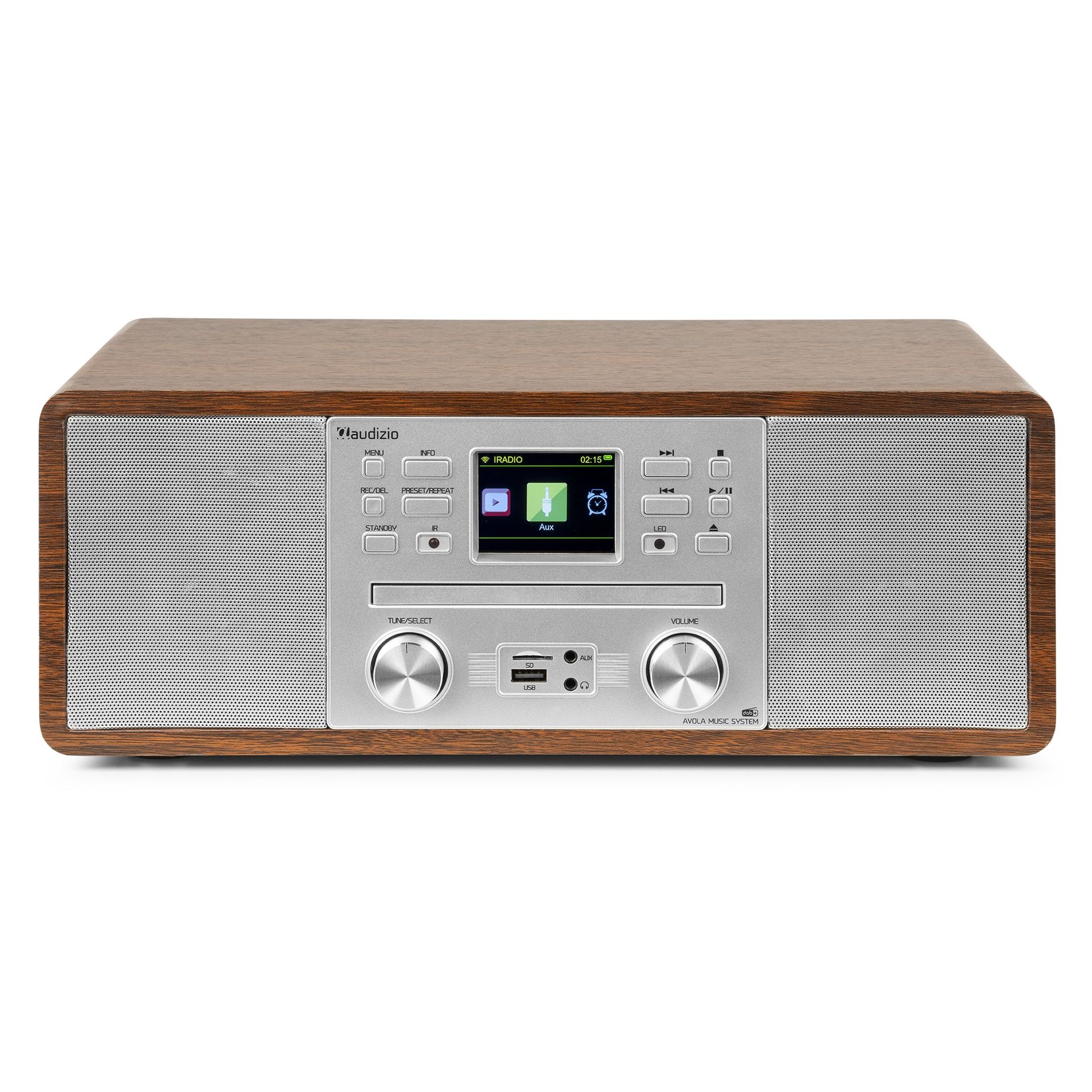 Avola Digital Music System CD/BT/DAB+/Internet Silver