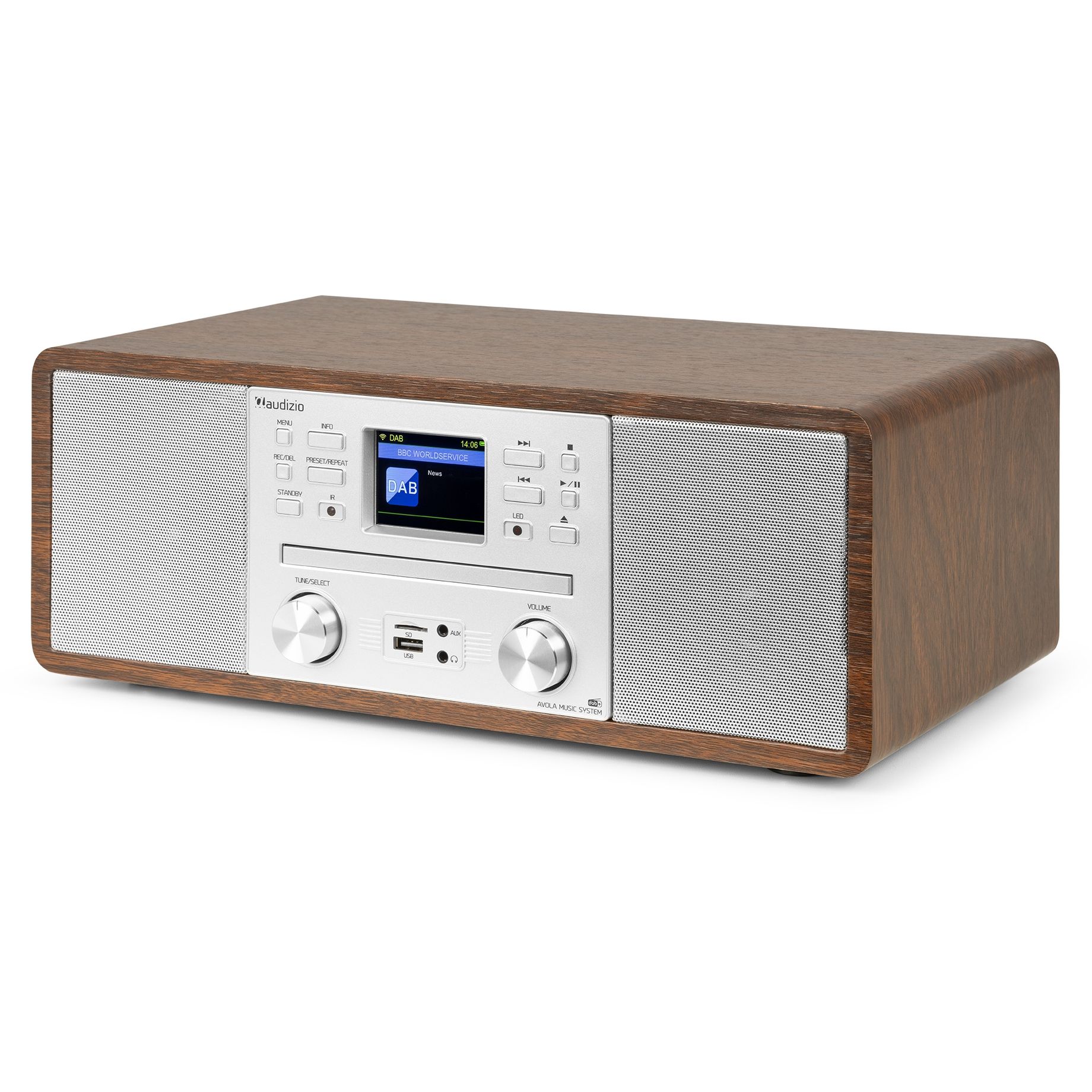 Avola Digital Music System CD/BT/DAB+/Internet Silver