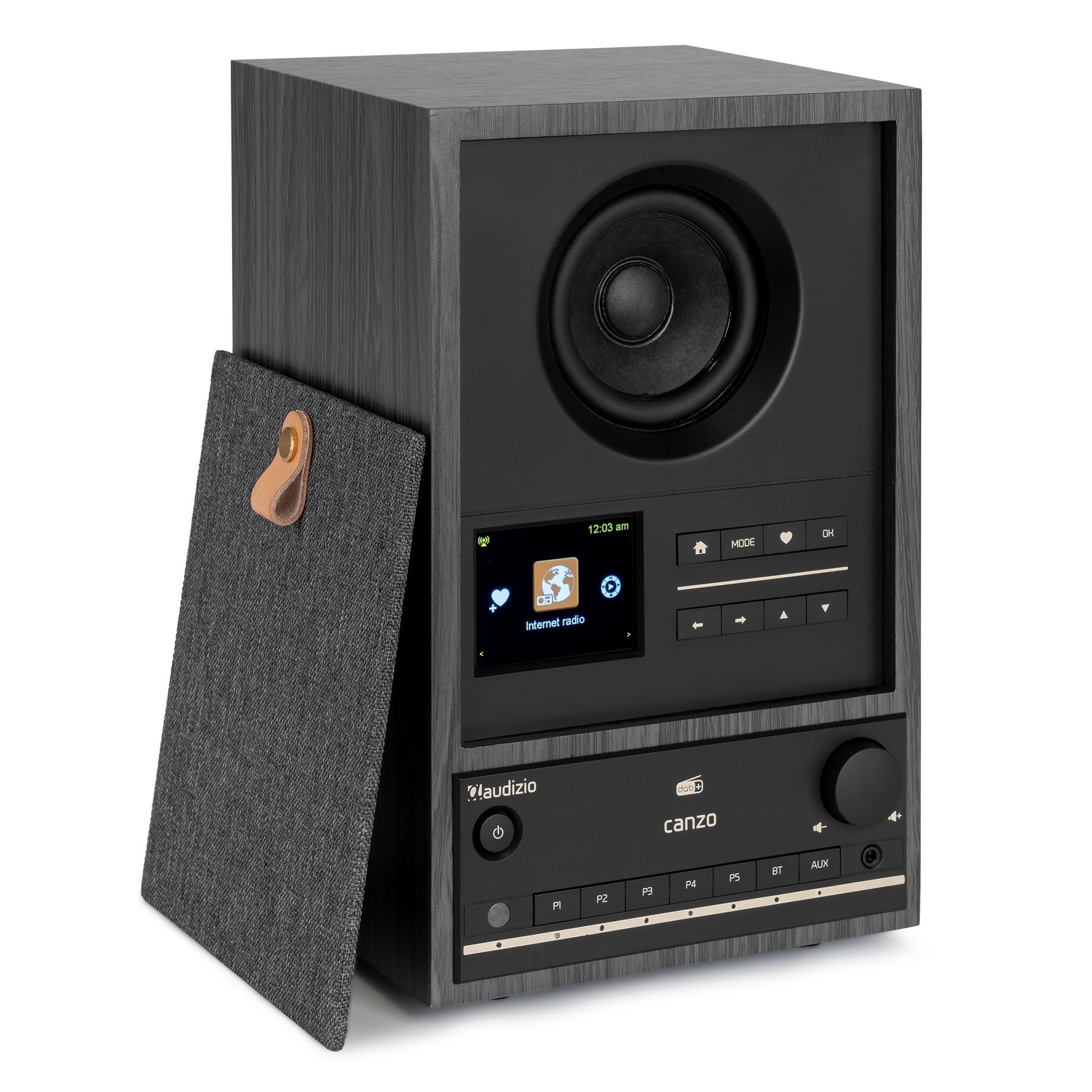 Canzo Internet Radio with DAB+/FM Tuner Dark Grey