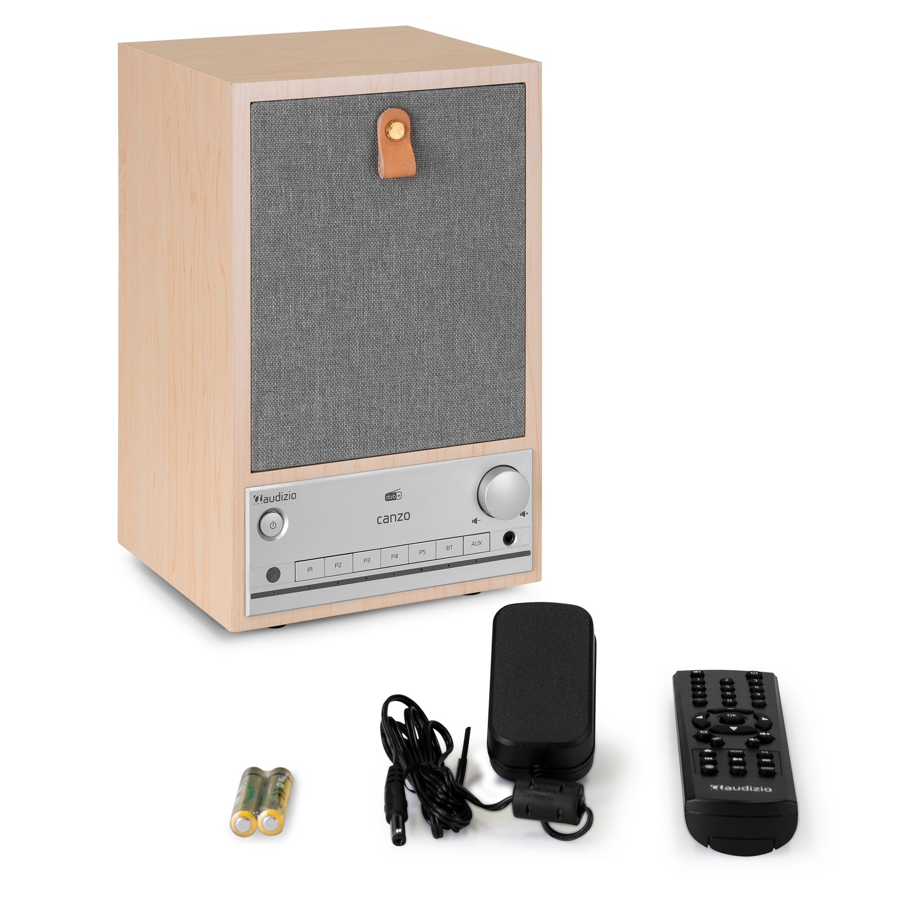 Canzo Internet Radio with DAB+/FM Tuner Light Wood