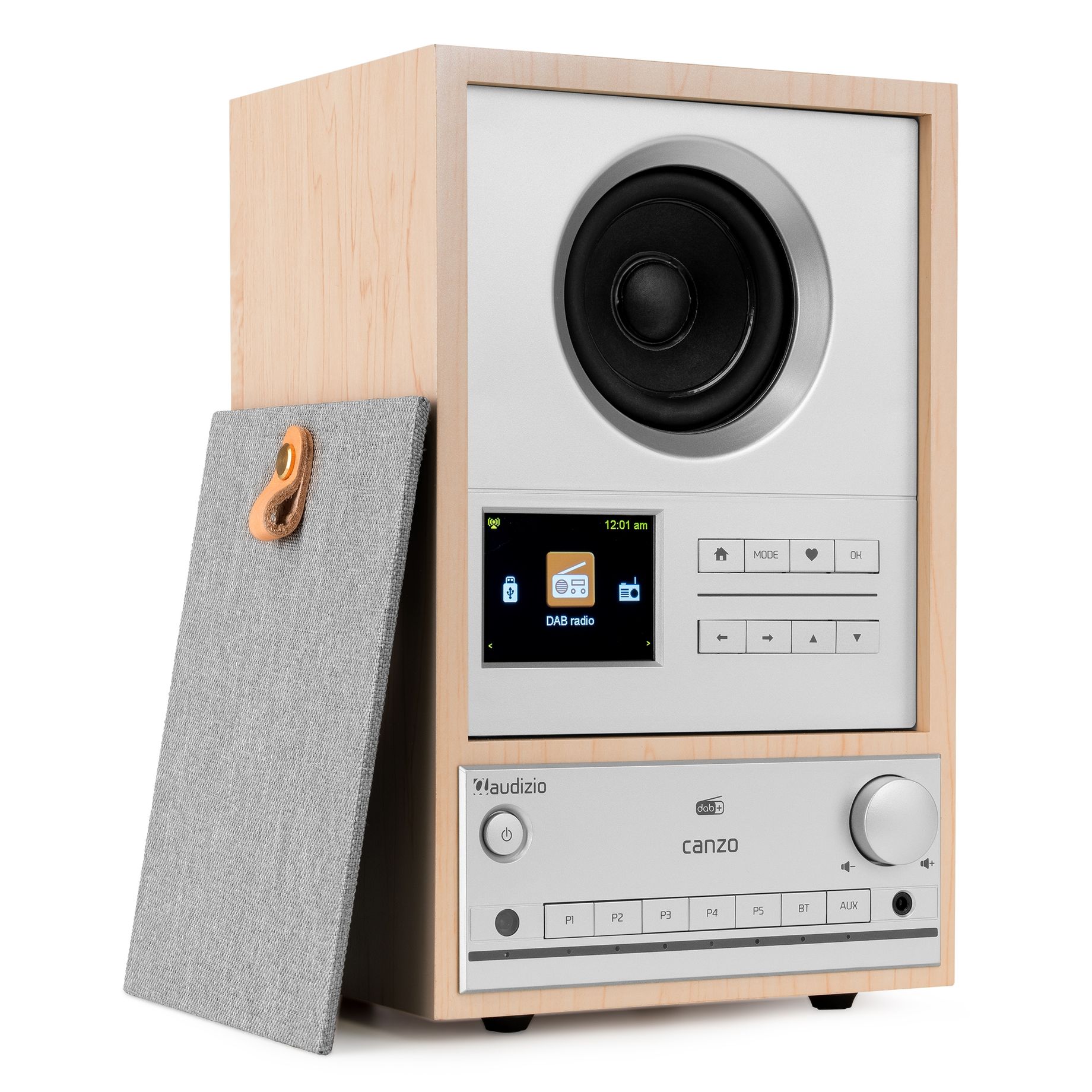 Canzo Internet Radio with DAB+/FM Tuner Light Wood