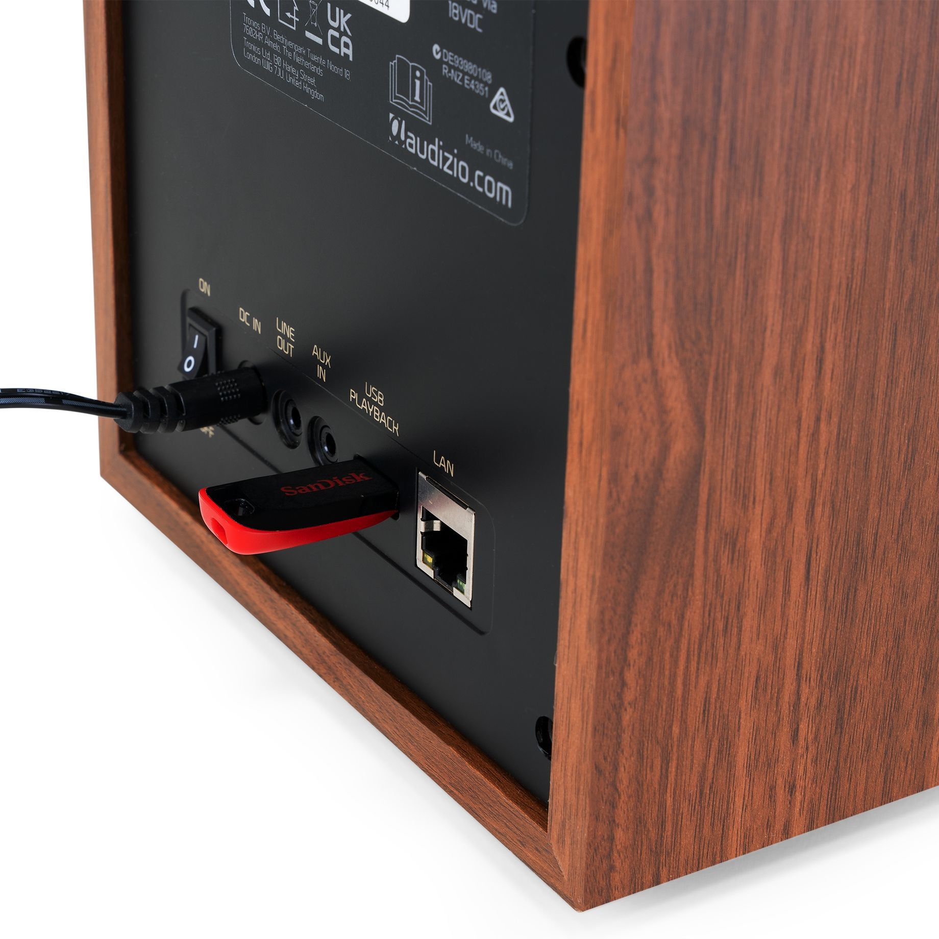 Canzo Internet Radio with DAB+/FM Tuner Walnut