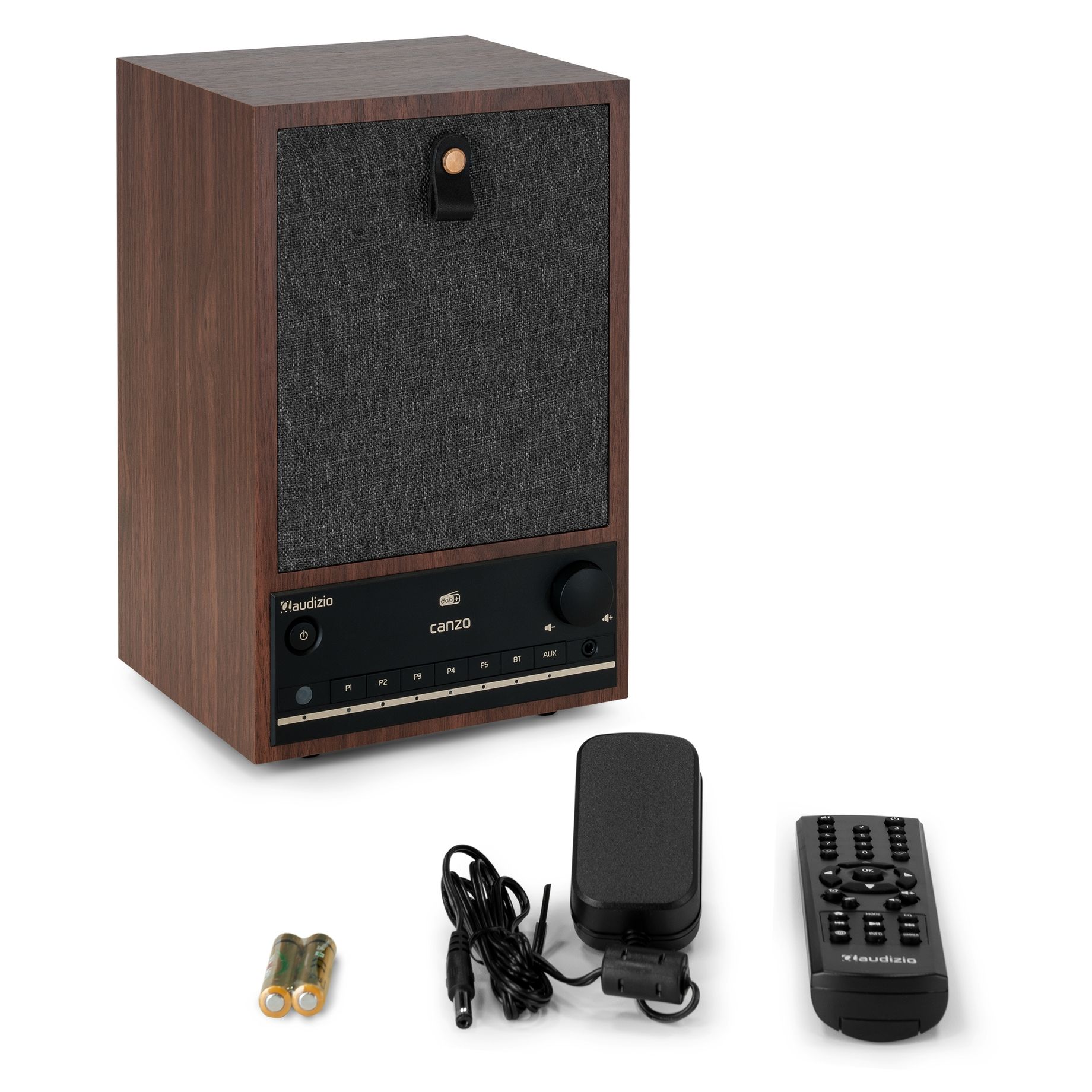 Canzo Internet Radio with DAB+/FM Tuner Walnut