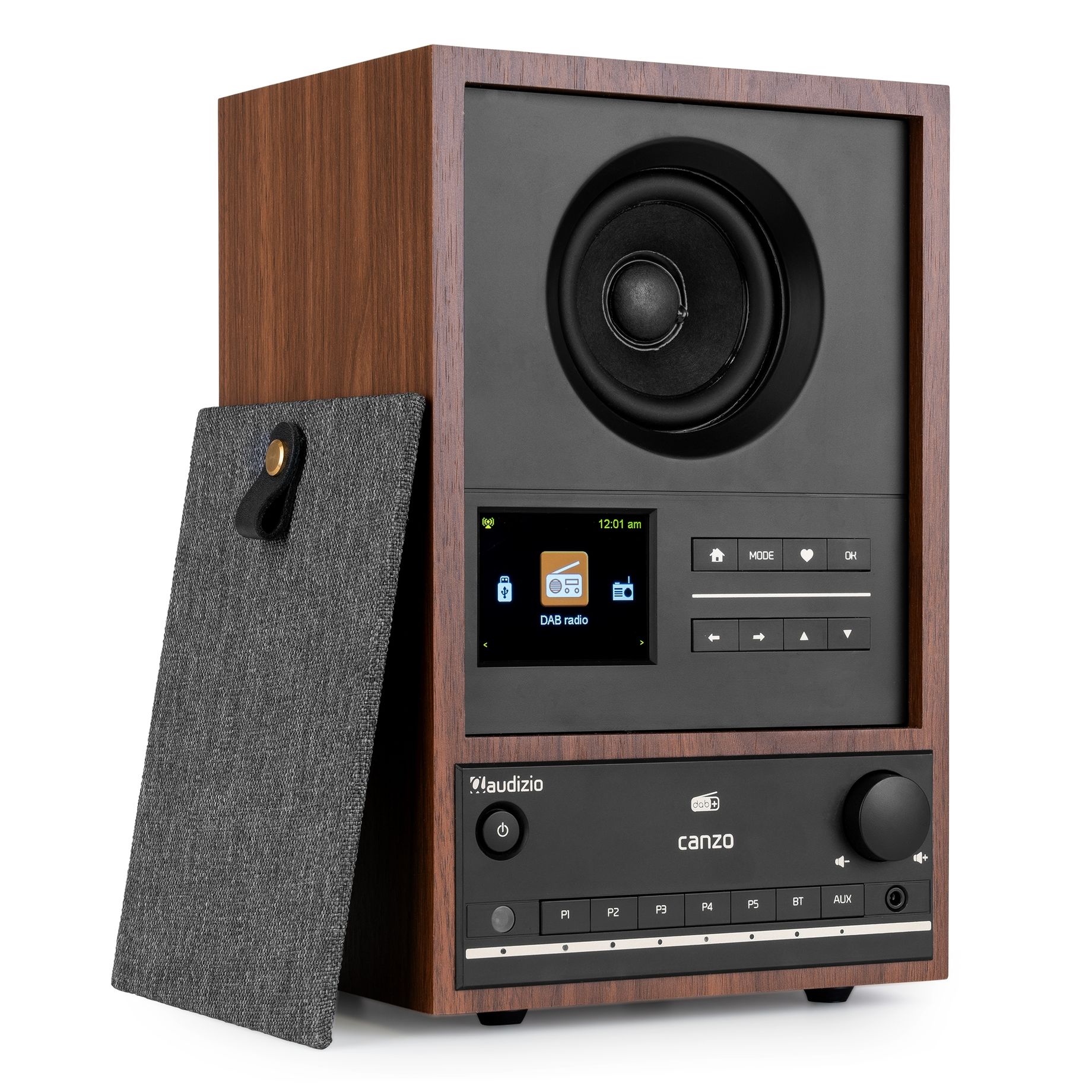 Canzo Internet Radio with DAB+/FM Tuner Walnut