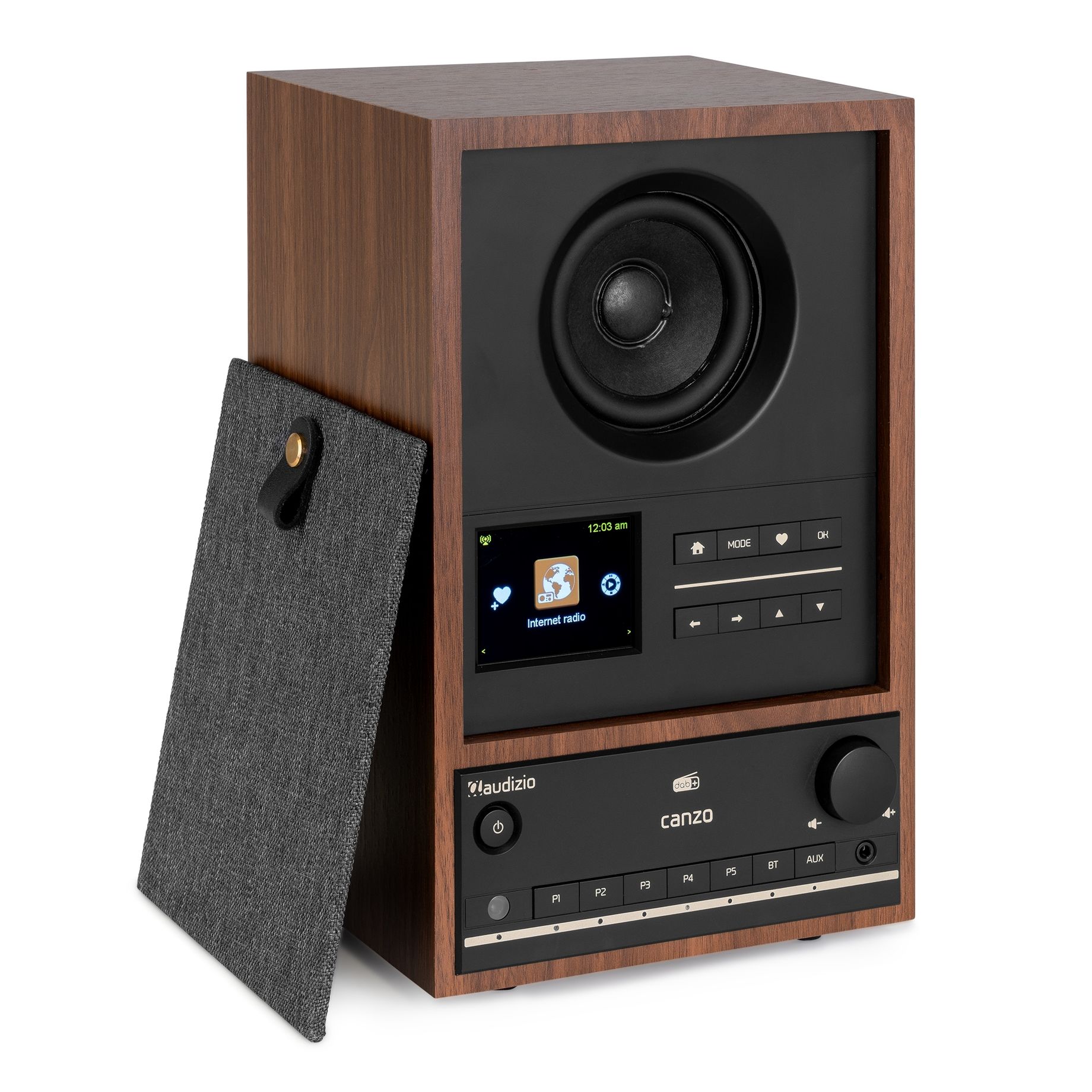 Canzo Internet Radio with DAB+/FM Tuner Walnut