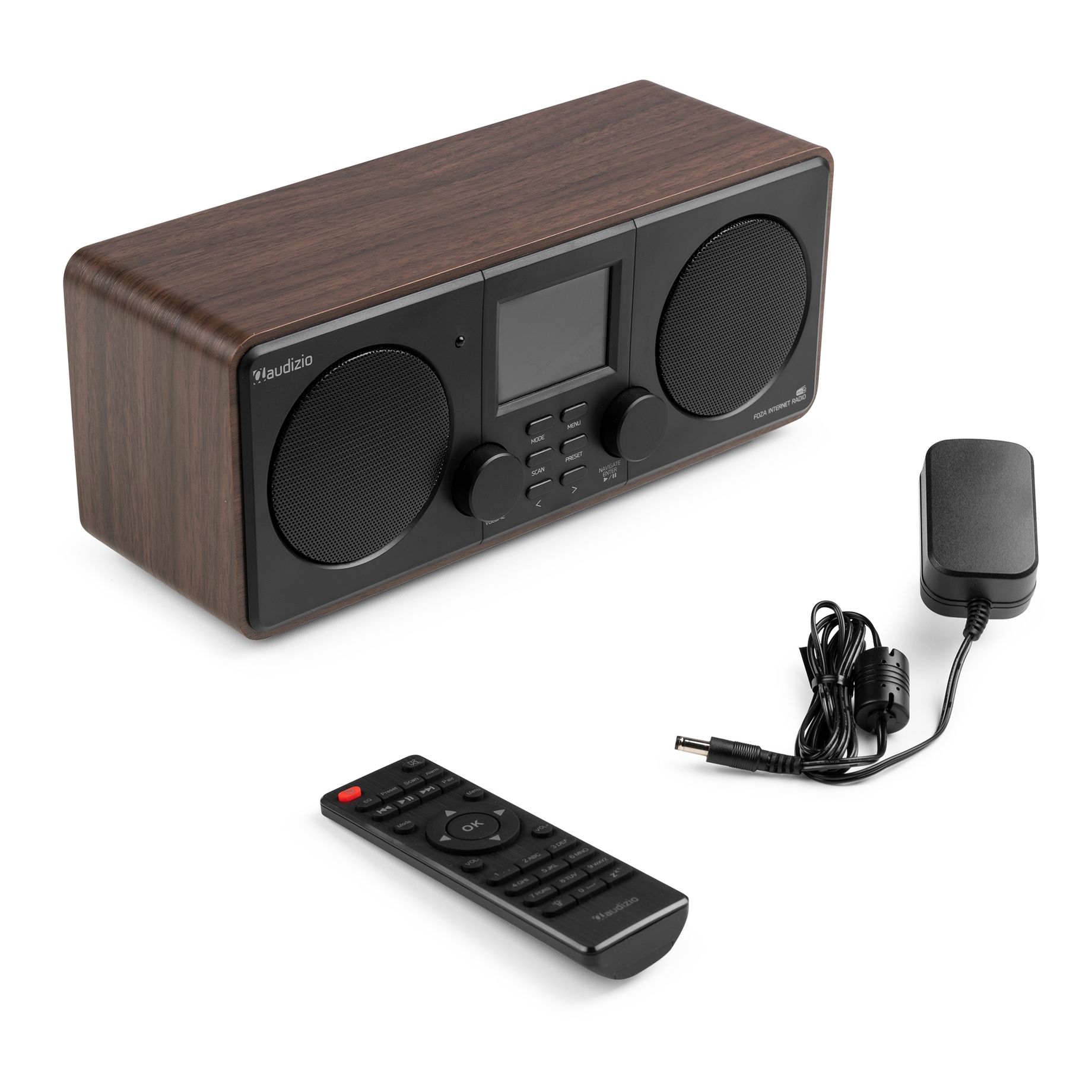Foza WIFI Internet Stereo Radio with DAB+ Wood