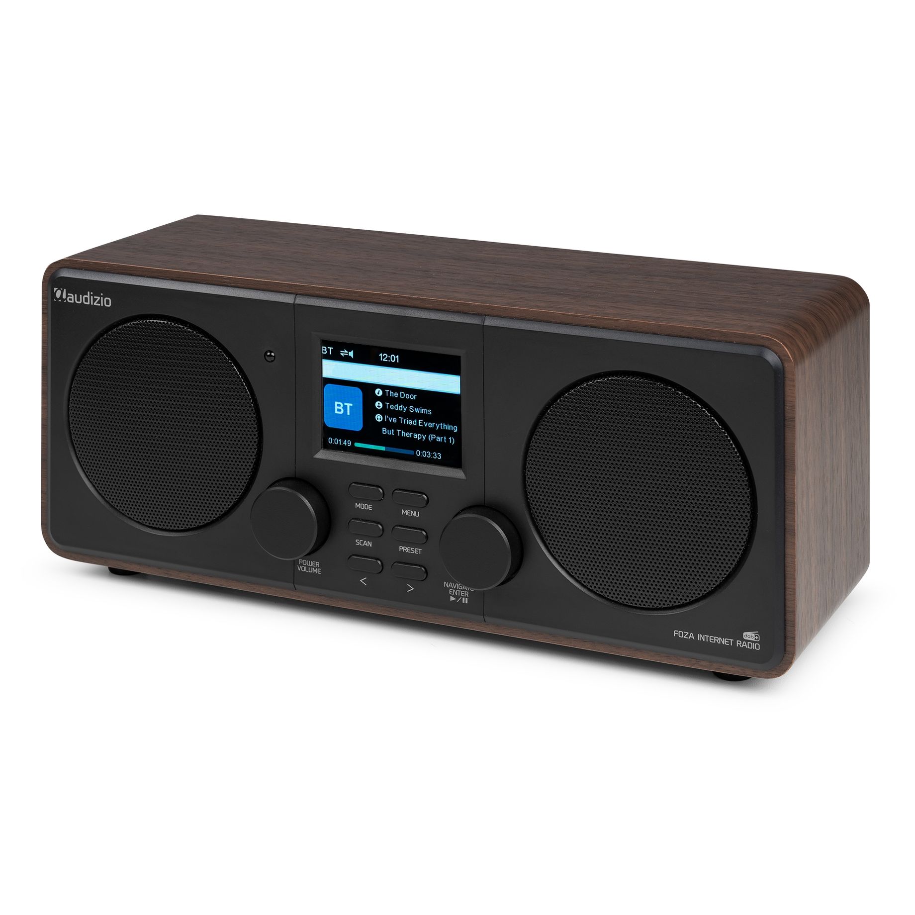 Foza WIFI Internet Stereo Radio with DAB+ Wood