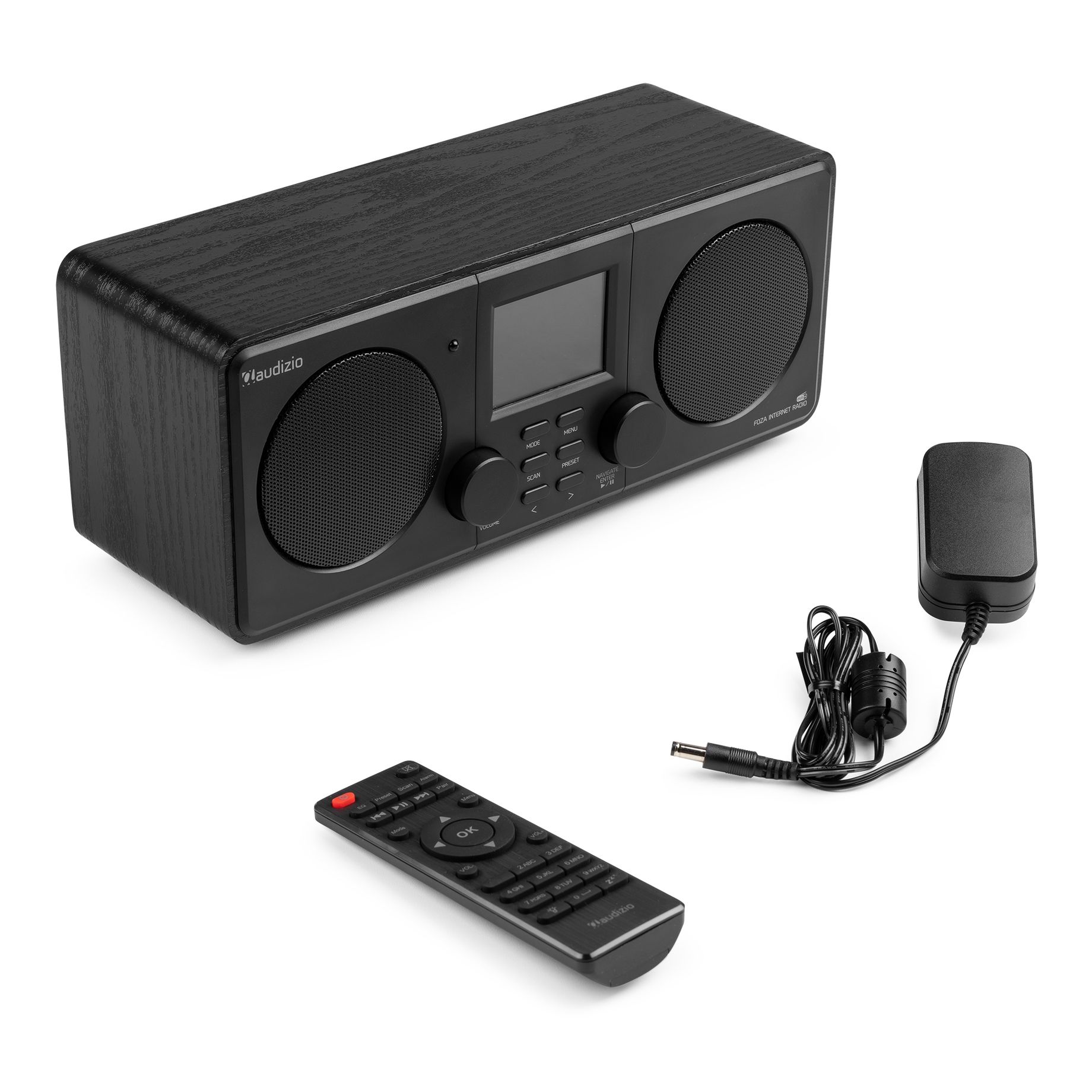 Foza WIFI Internet Stereo Radio with DAB+ Black