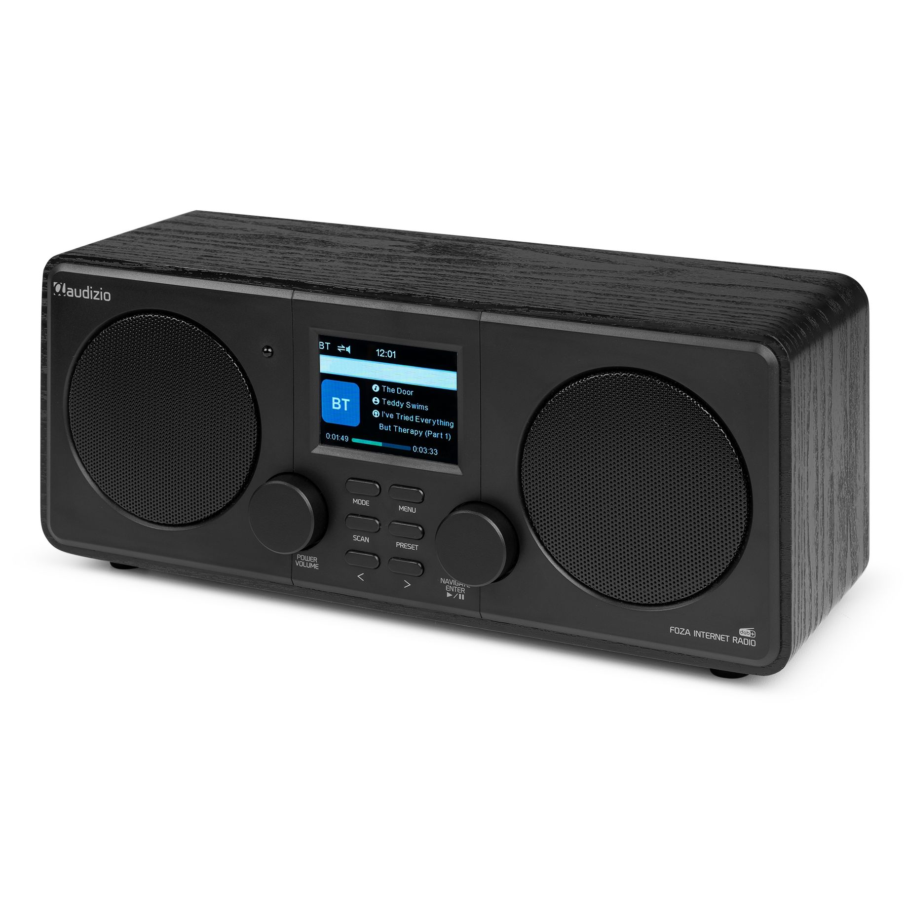 Foza WIFI Internet Stereo Radio with DAB+ Black