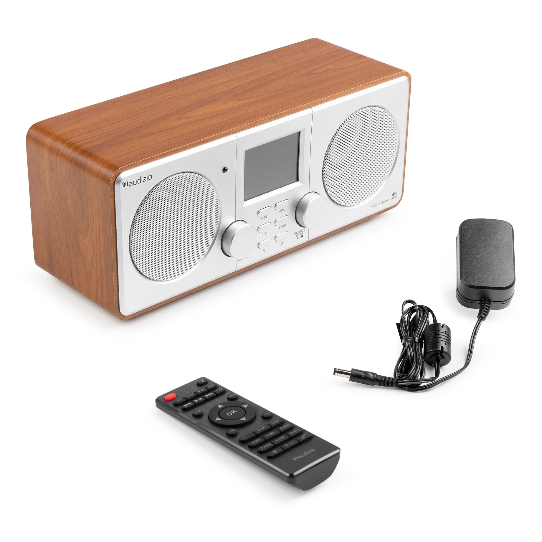 Foza WIFI Internet Stereo Radio with DAB+ Silver