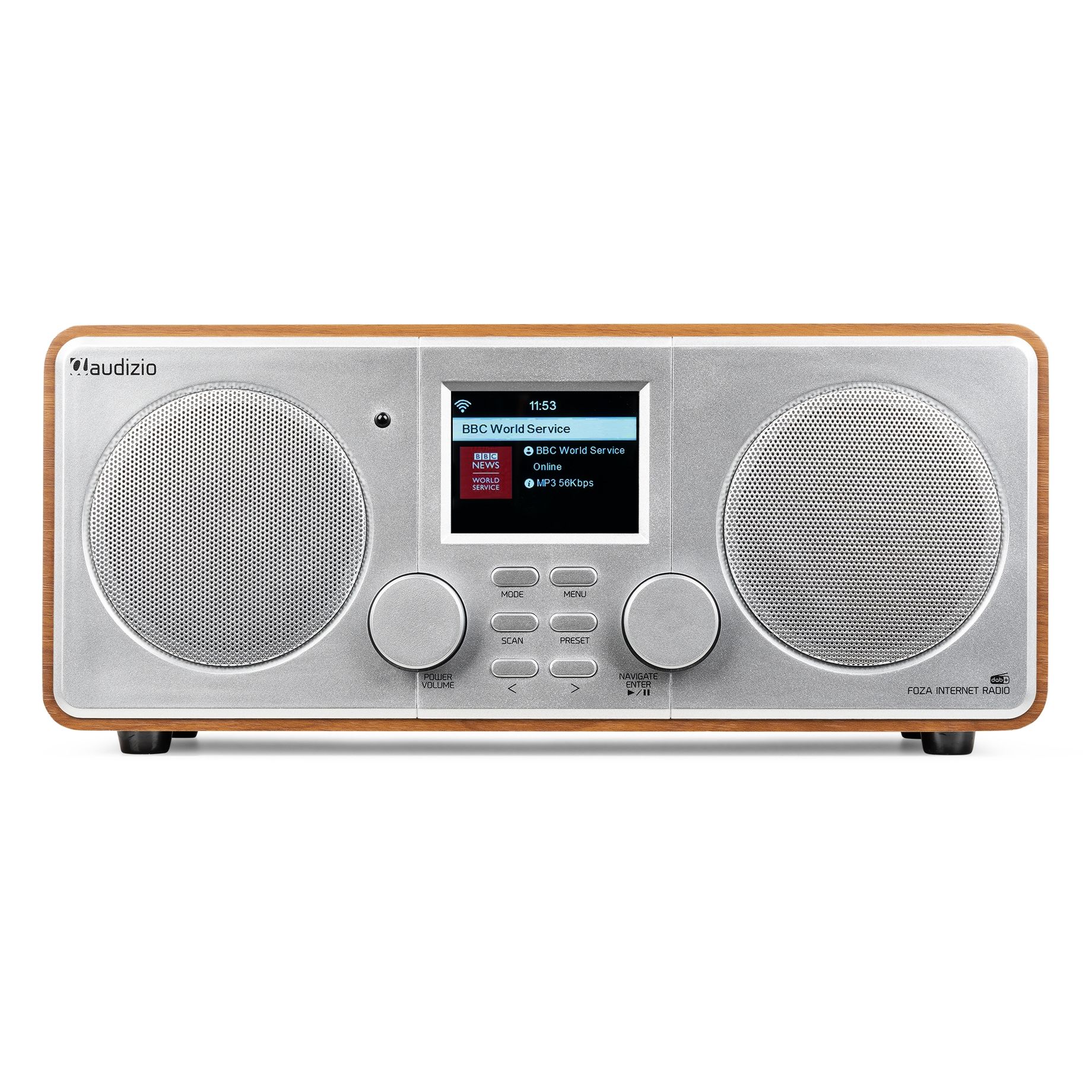 Foza WIFI Internet Stereo Radio with DAB+ Silver