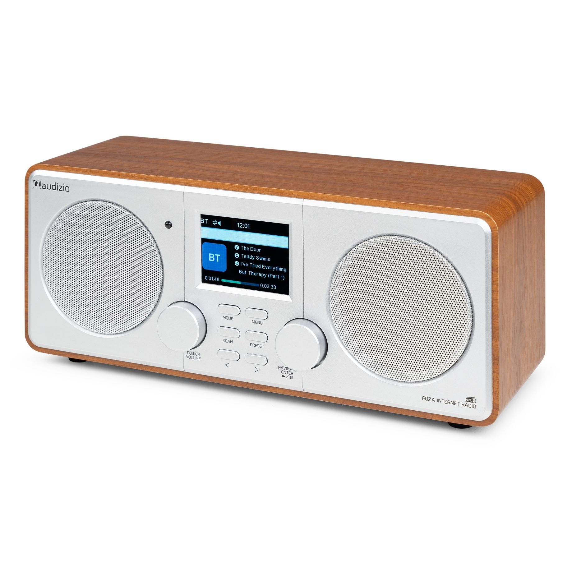 Foza WIFI Internet Stereo Radio with DAB+ Silver