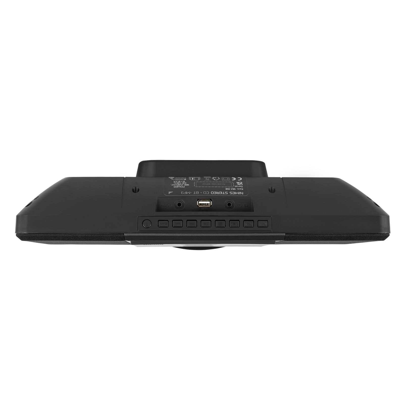 Nimes Stereo HiFi System Black