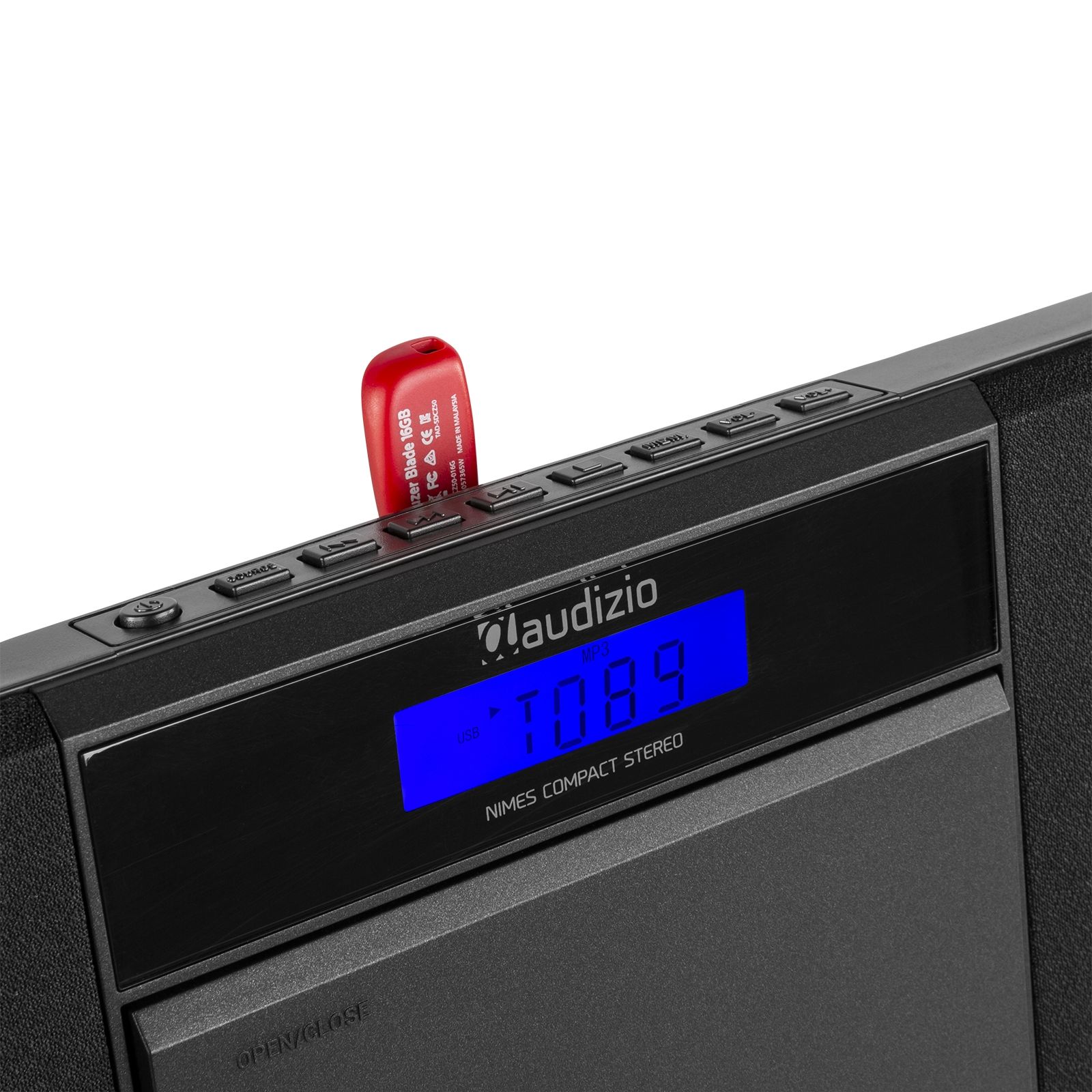 Nimes Stereo HiFi System Black