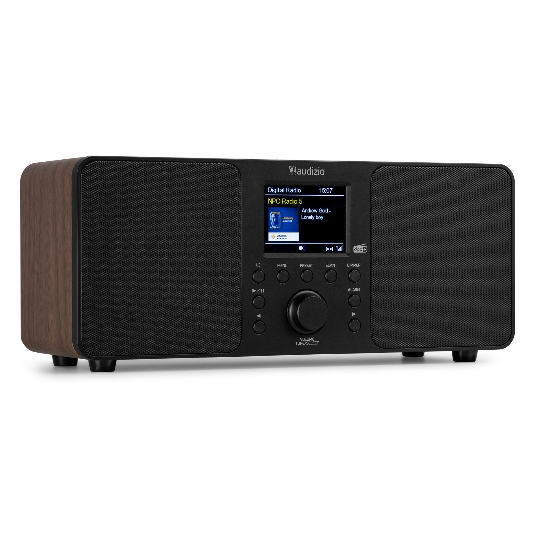 Genua DAB+ Stereo Radio Wood