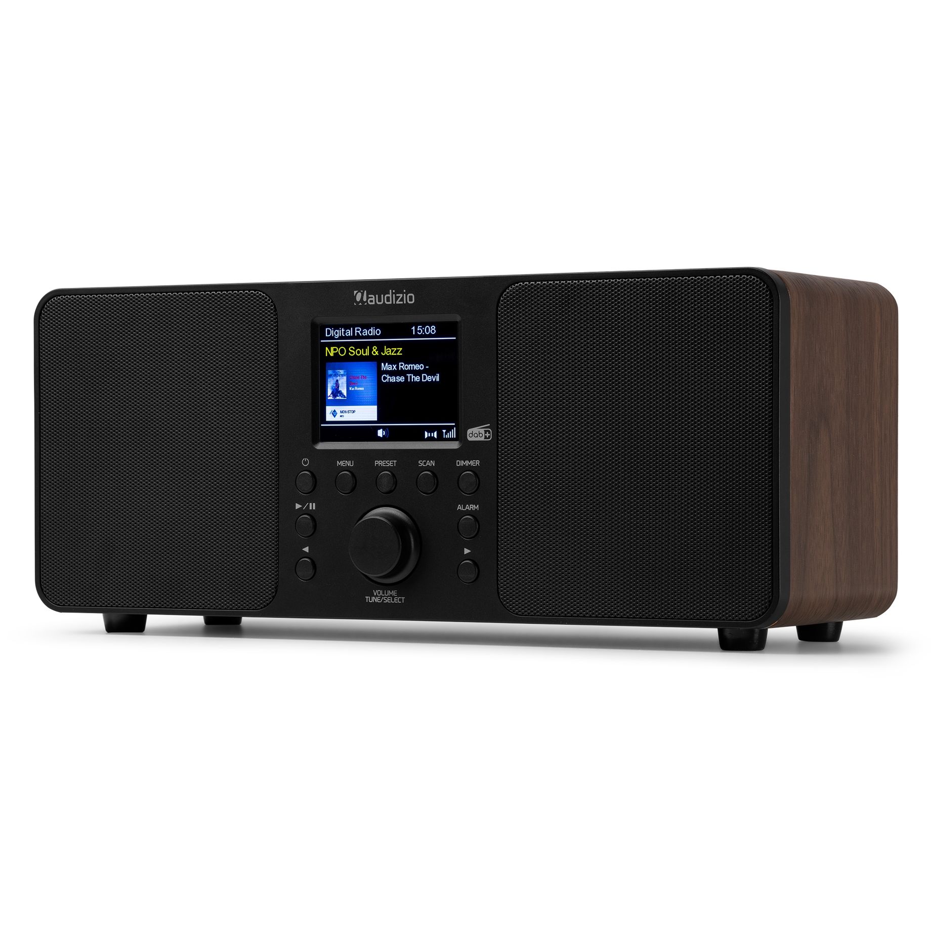 Genua DAB+ Stereo Radio Wood