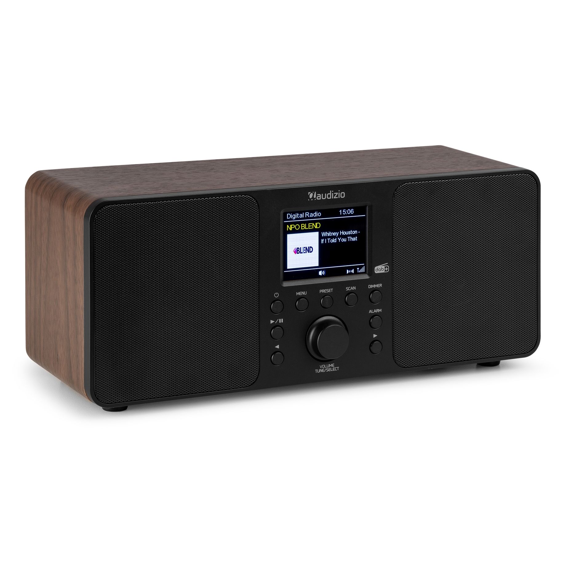 Genua DAB+ Stereo Radio Wood