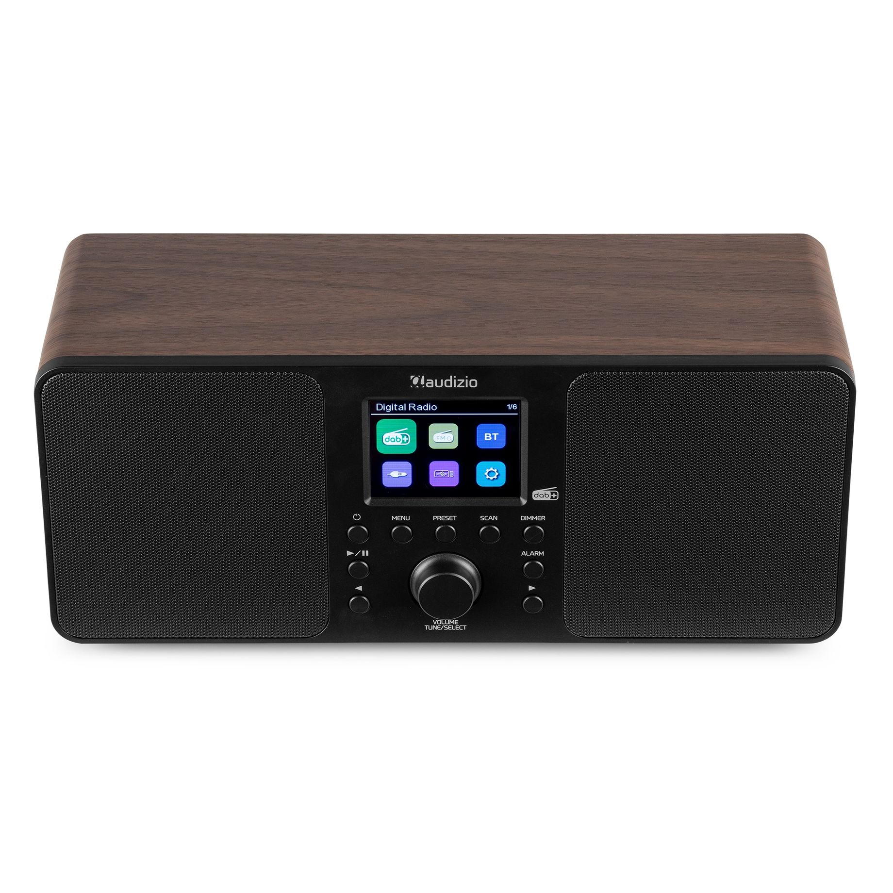 Genua DAB+ Stereo Radio Wood