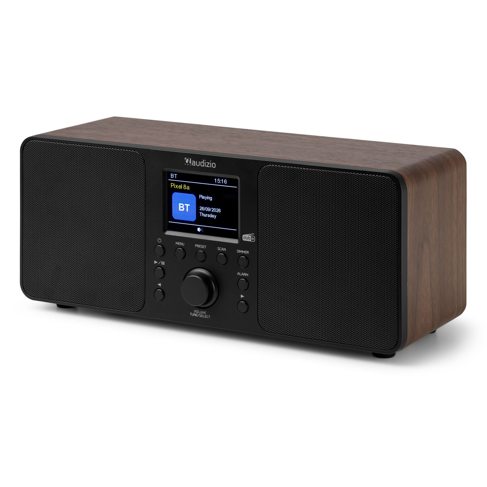 Genua DAB+ Stereo Radio Wood