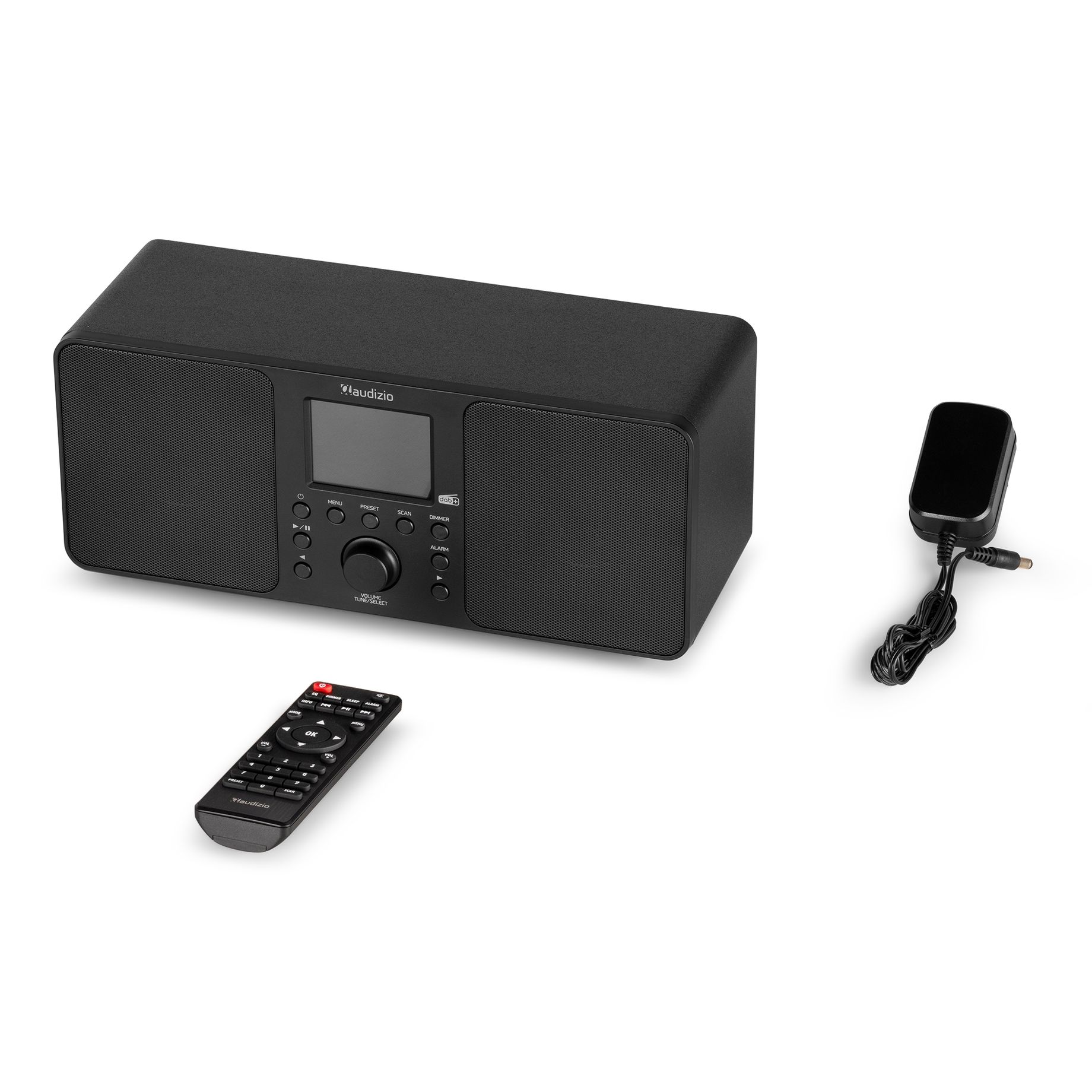 Genua DAB+ Stereo Radio Black