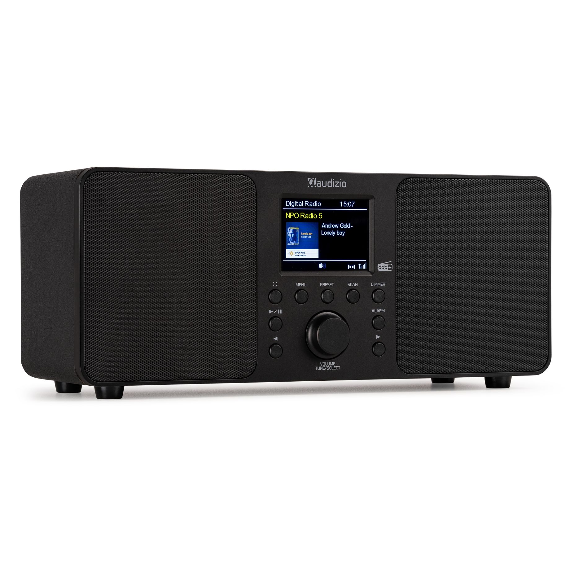 Genua DAB+ Stereo Radio Black
