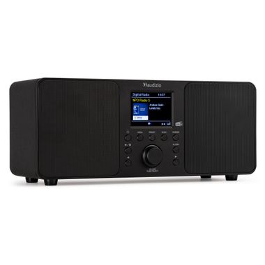 Genua DAB+ Stereo Radio Black