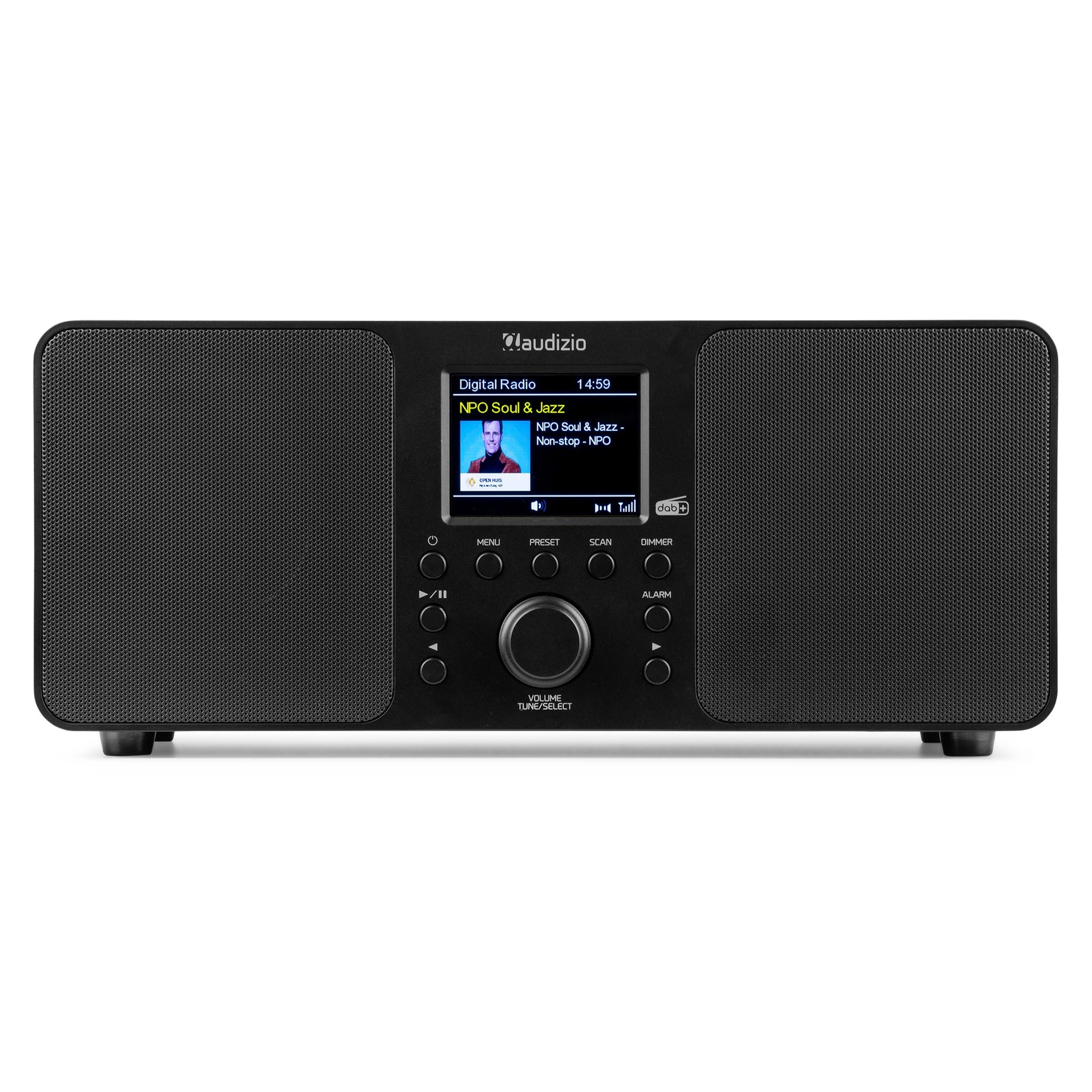 Genua DAB+ Stereo Radio Black
