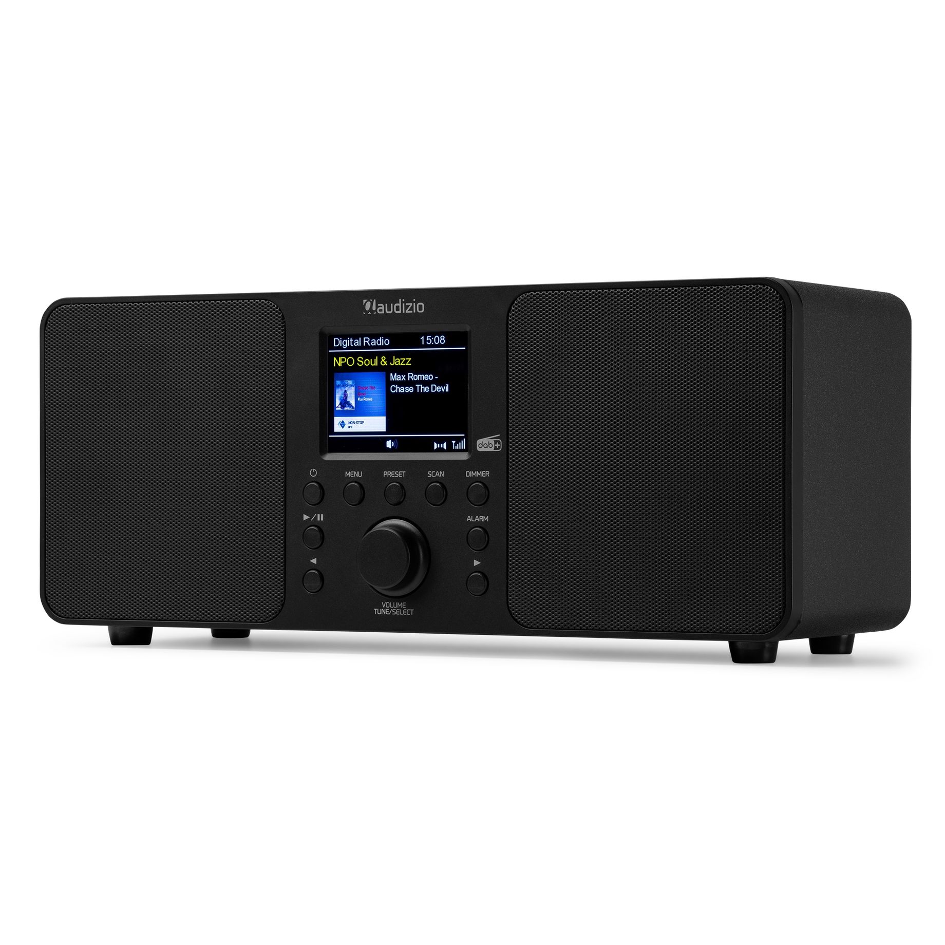 Genua DAB+ Stereo Radio Black