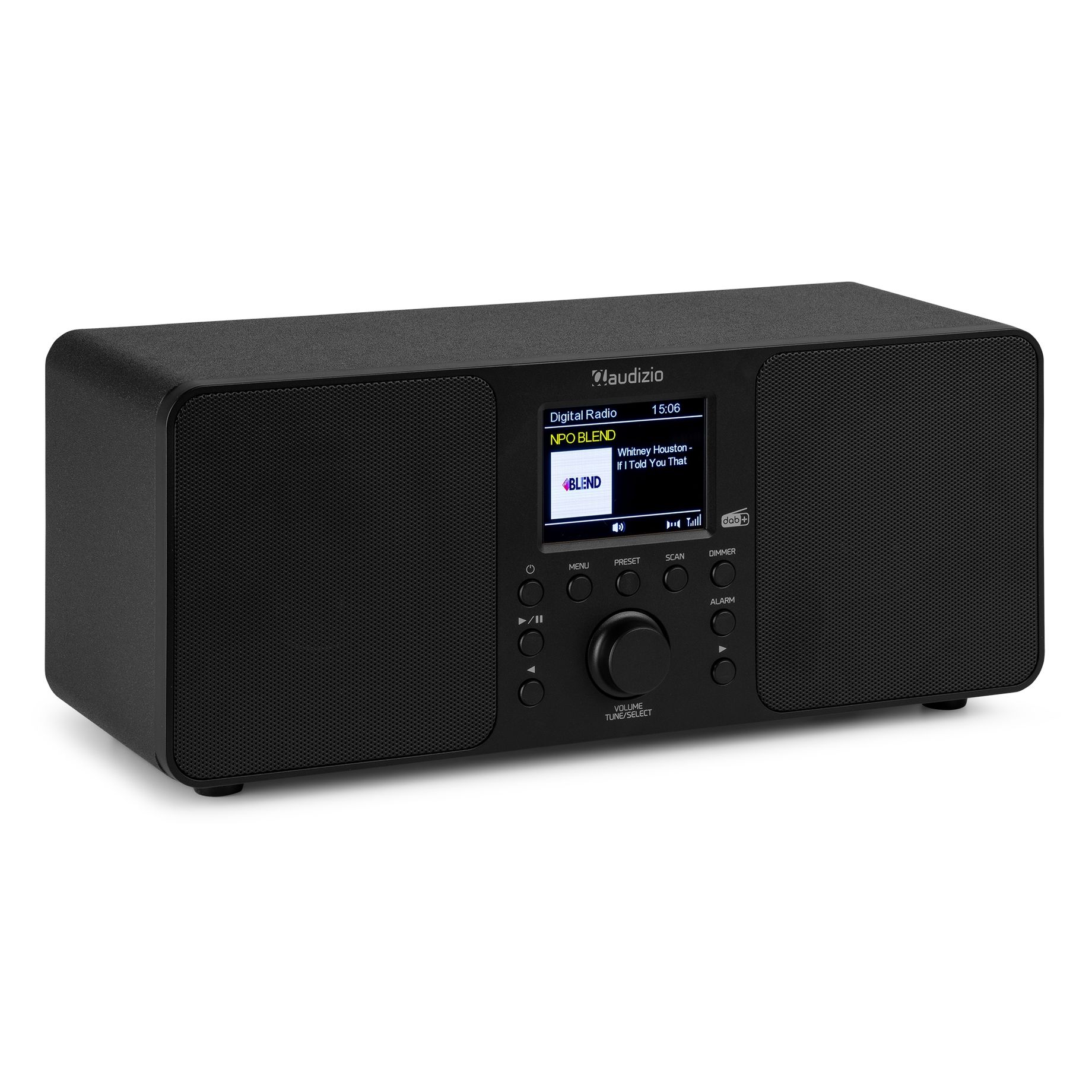 Genua DAB+ Stereo Radio Black