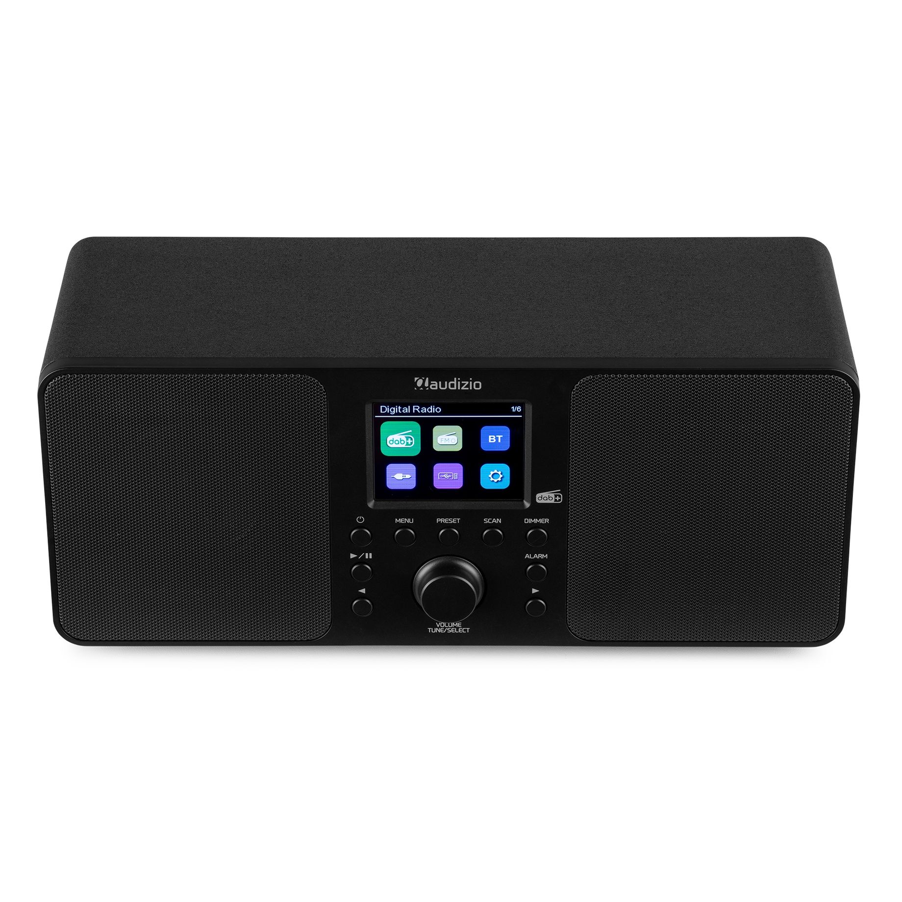 Genua DAB+ Stereo Radio Black
