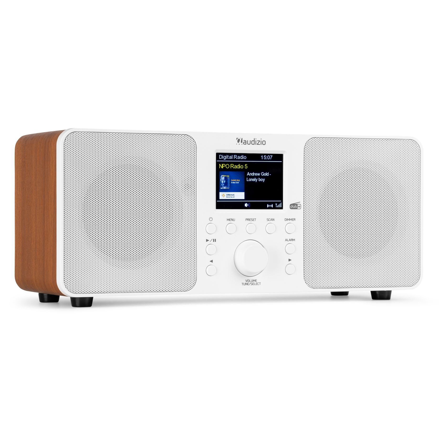 Genua DAB+ Stereo Radio White