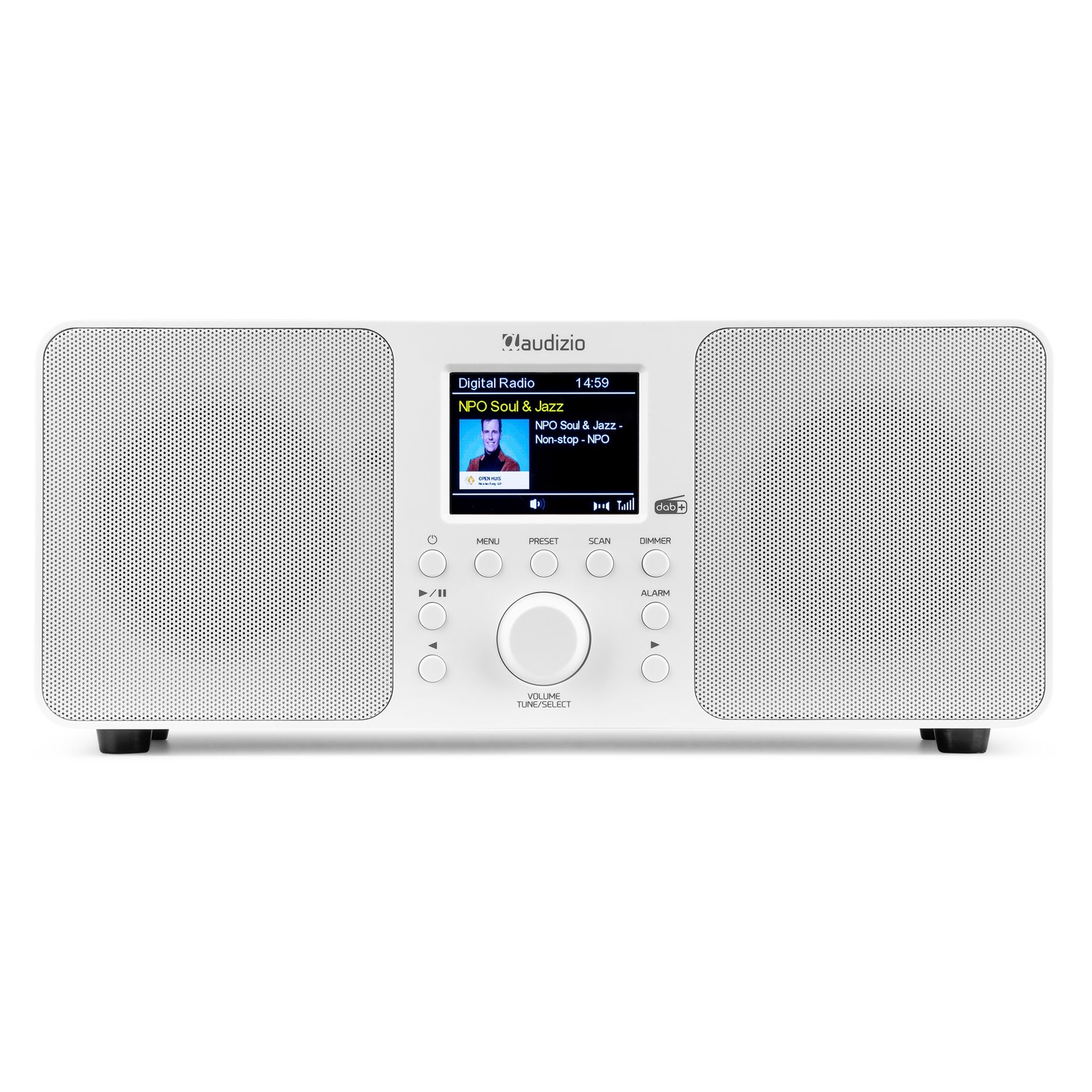 Genua DAB+ Stereo Radio White