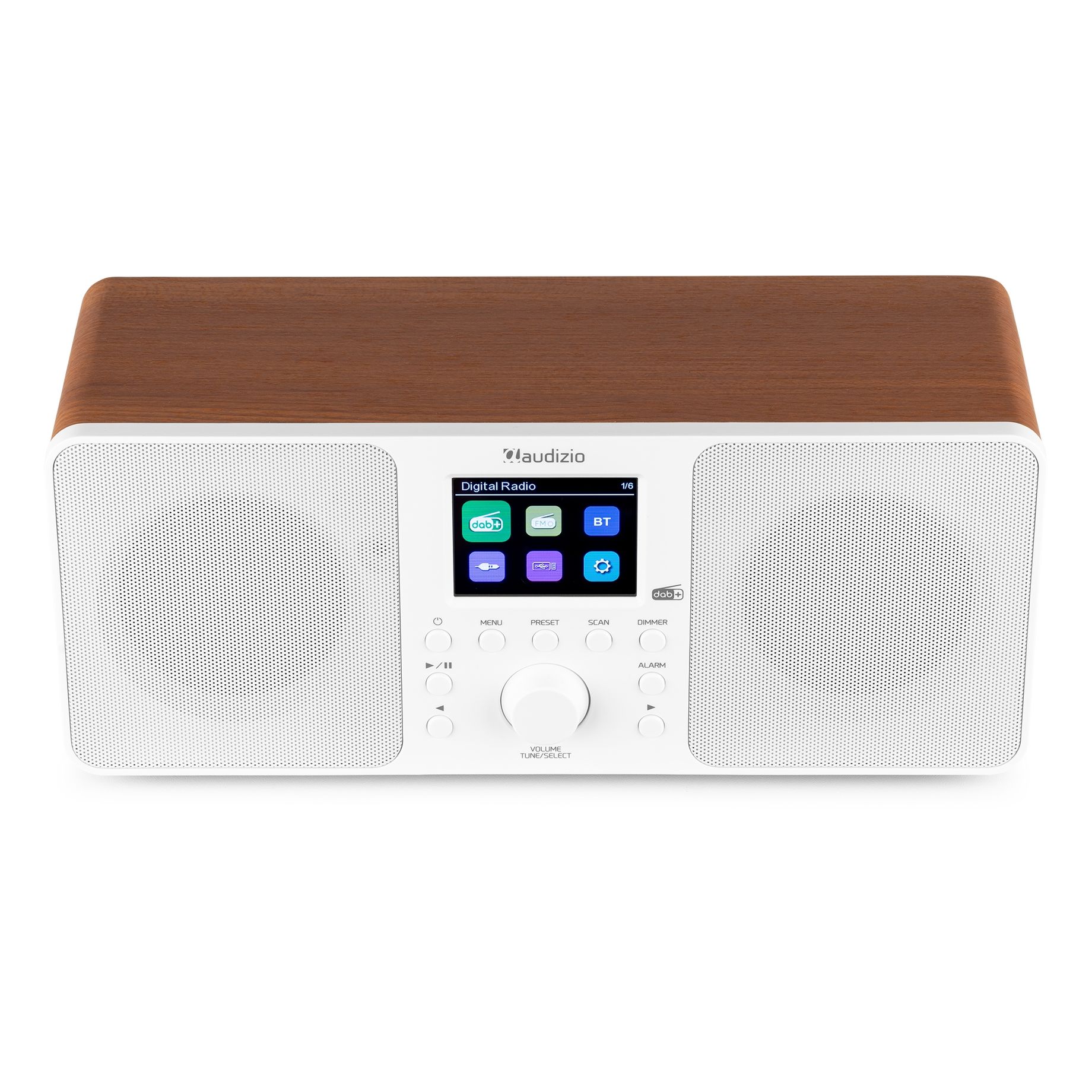 Genua DAB+ Stereo Radio White