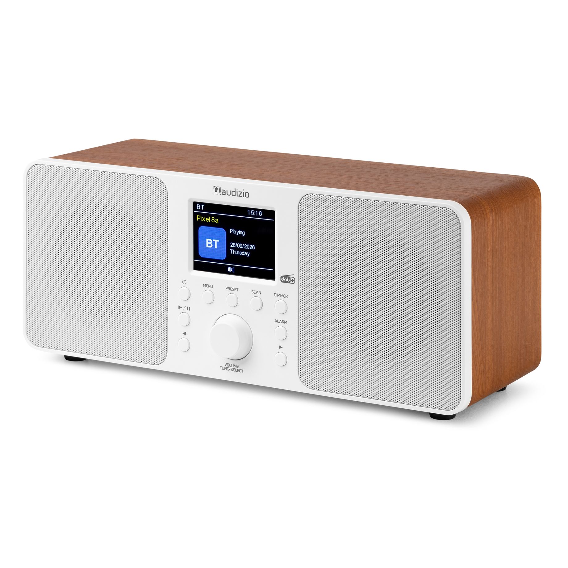 Genua DAB+ Stereo Radio White