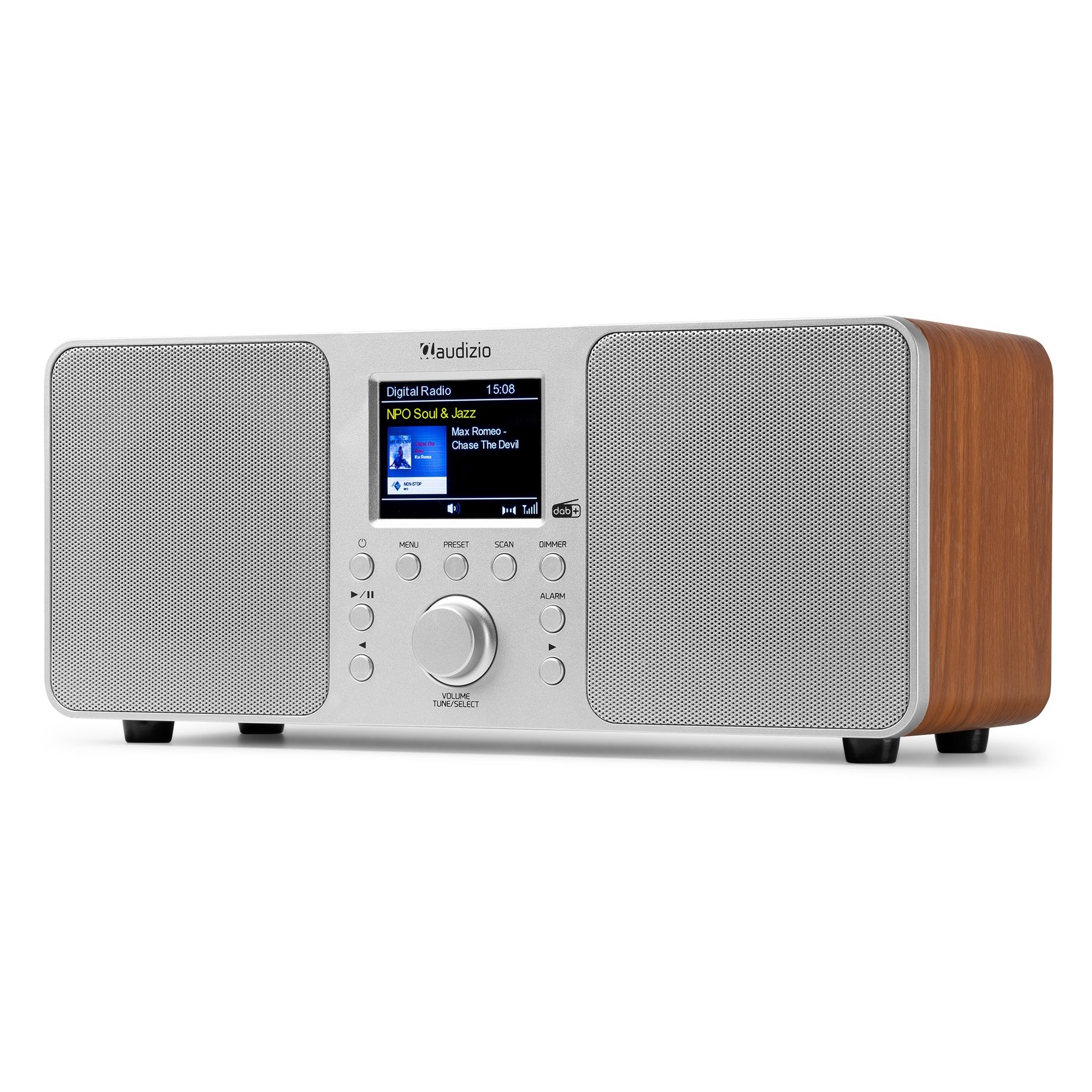 Genua DAB+ Stereo Radio Silver