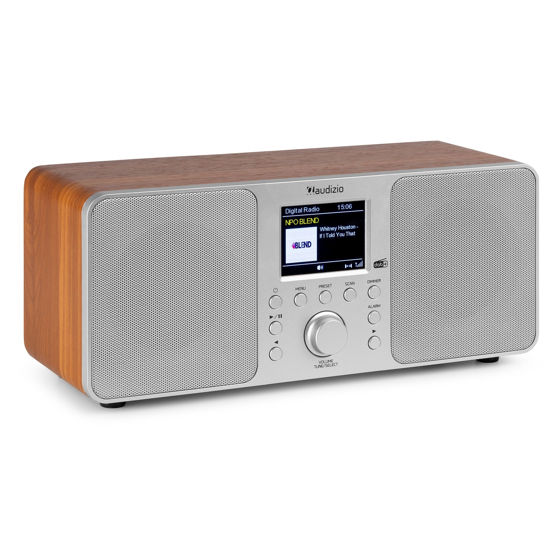 Genua DAB+ Stereo Radio Silver