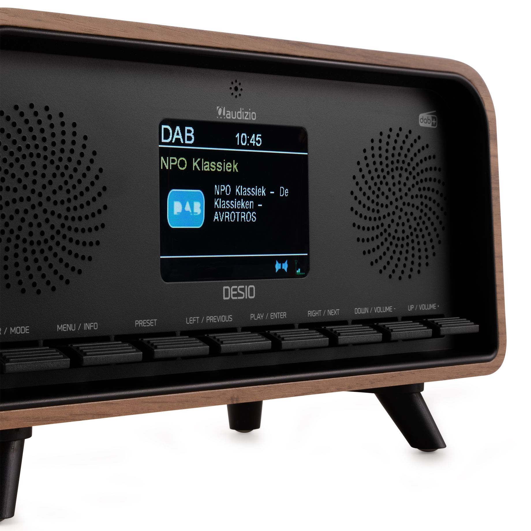 Desio DAB Radio Light Wood