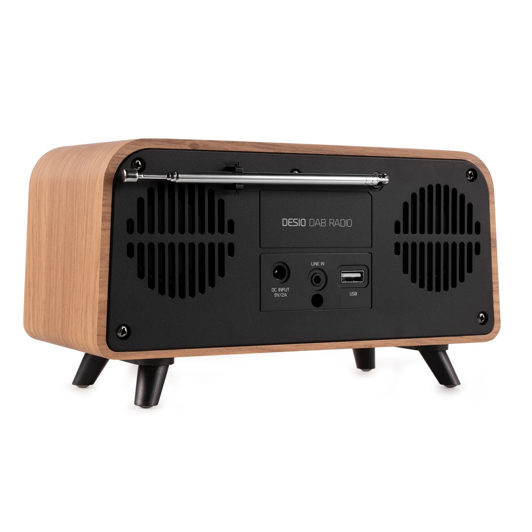 Desio DAB Radio Light Wood