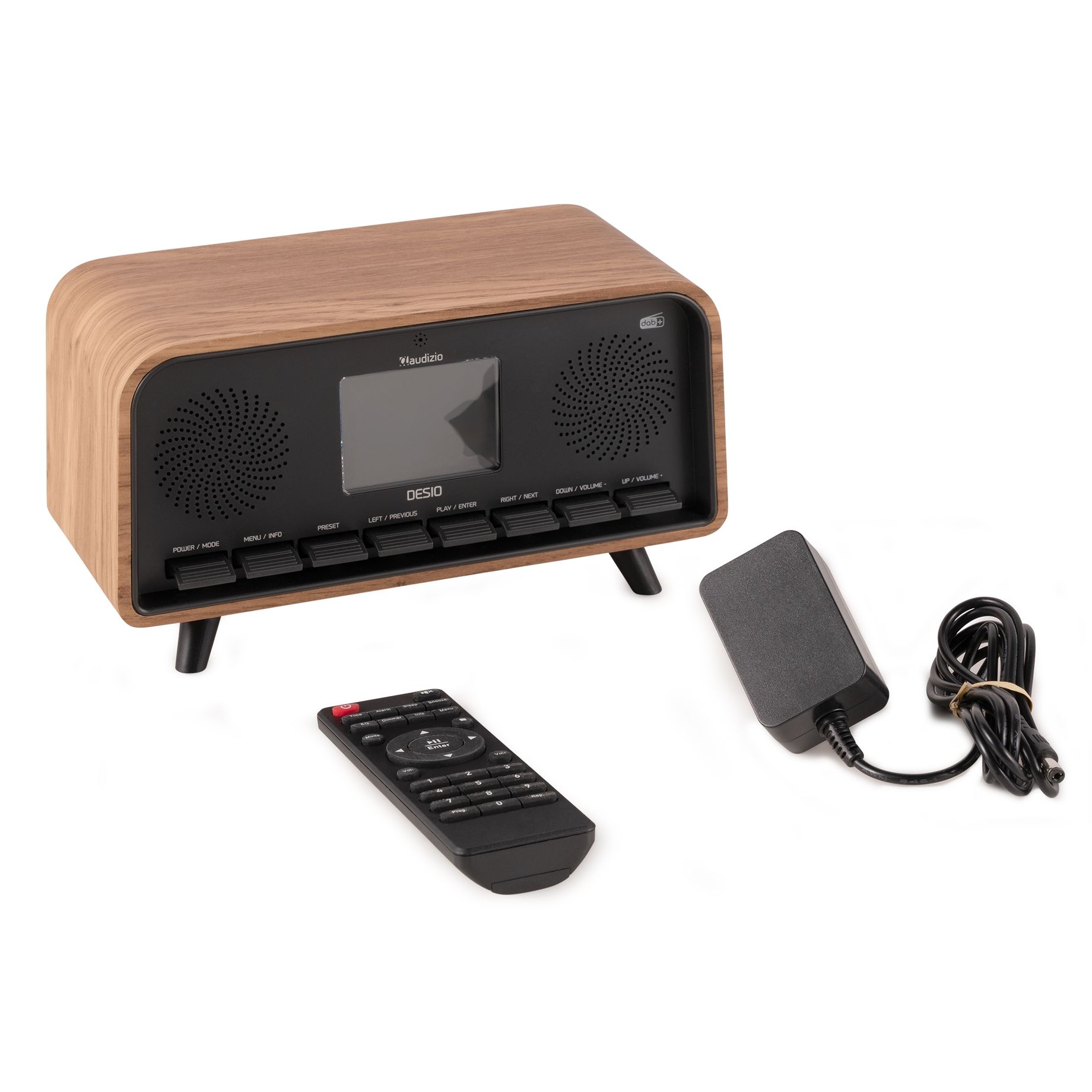 Desio DAB Radio Light Wood
