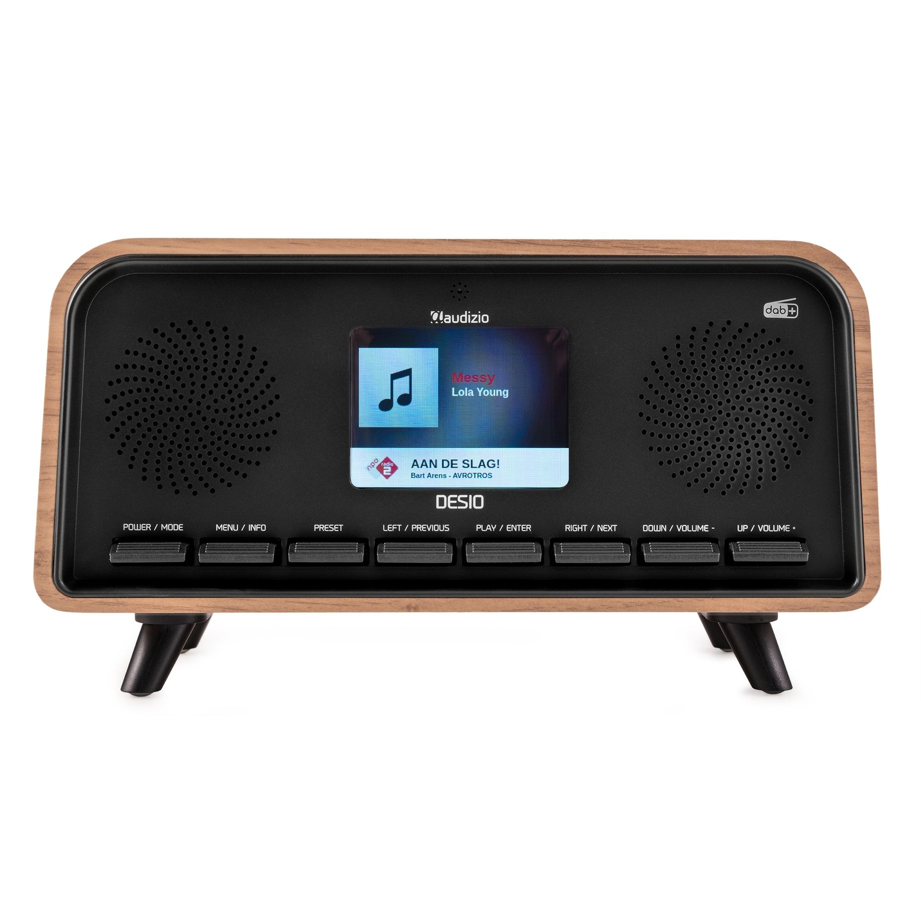 Desio DAB Radio Light Wood