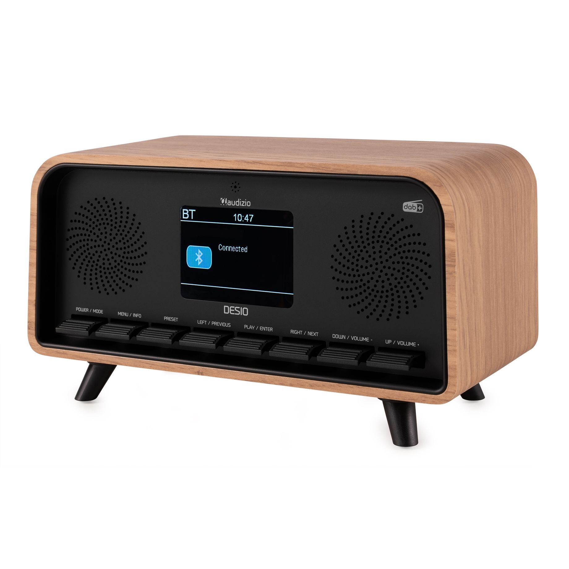 Desio DAB Radio Light Wood